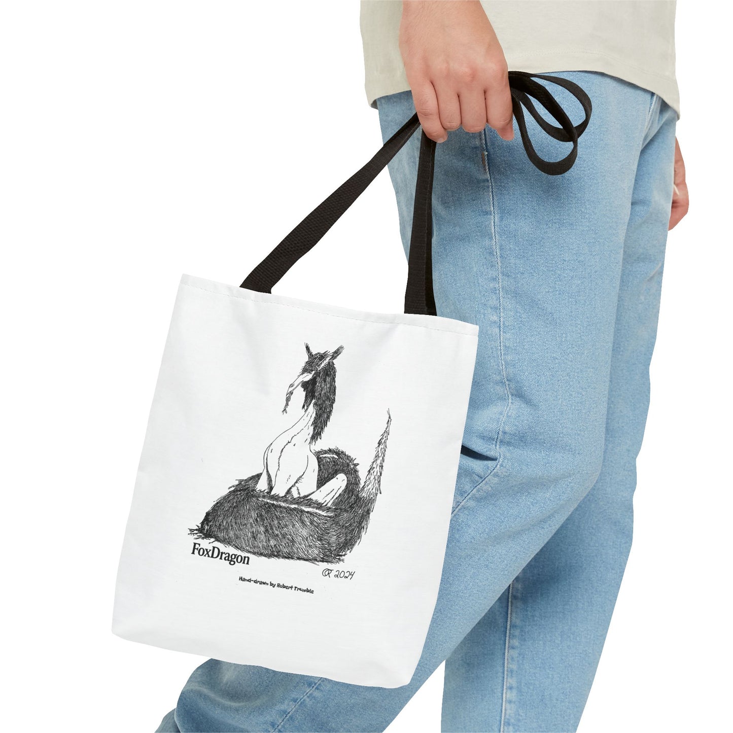 FoxDragon β Mythical Creature Tote Bag