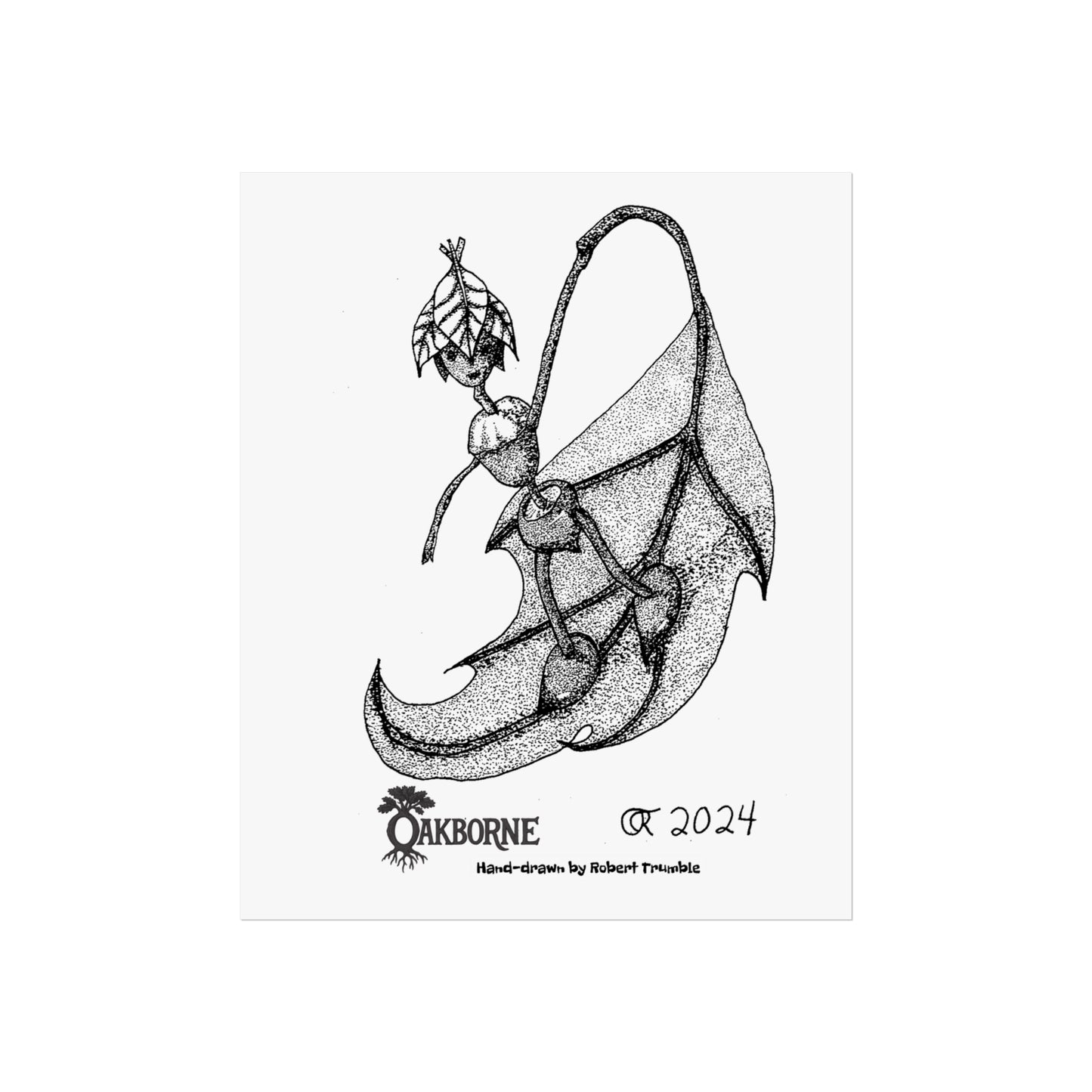 Oakborne Woodland Sprite β Enchanted Forest Wall Art
