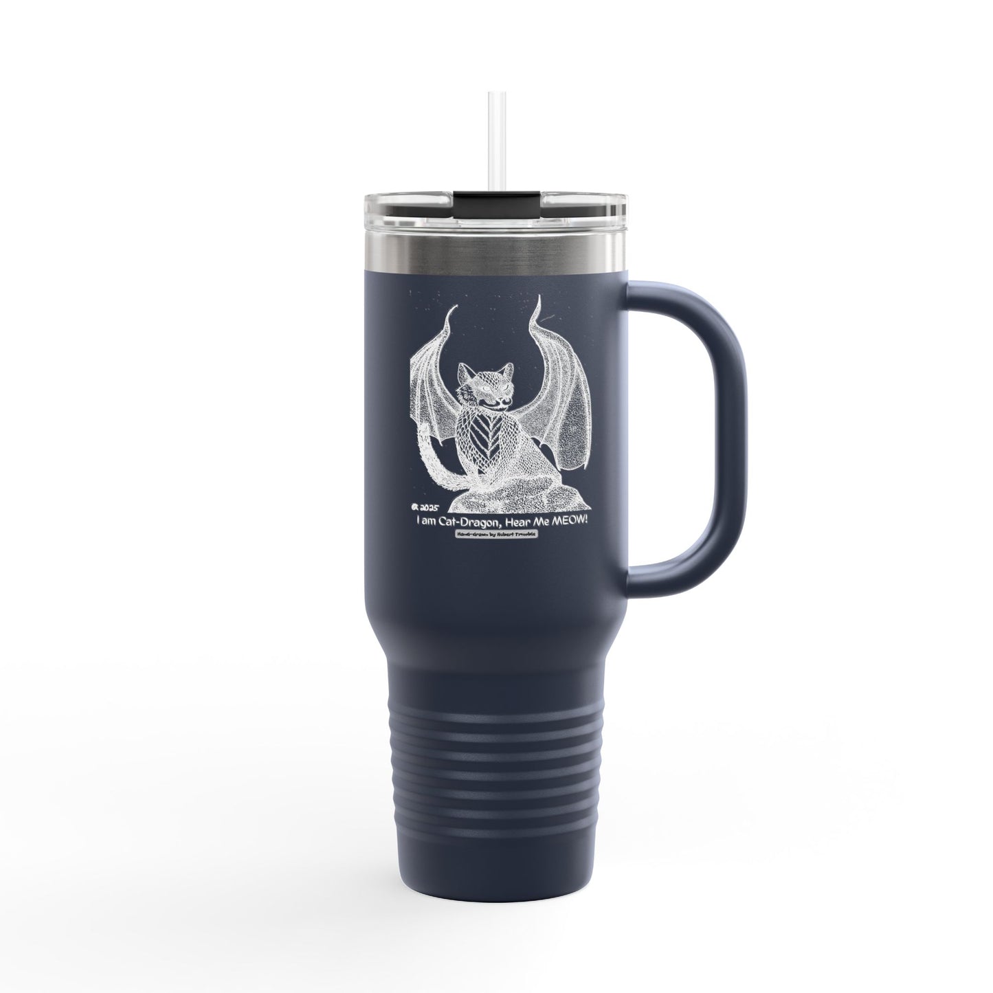 CatDragon | Hear Me Meow! | Travel Mug – Robert Trumble