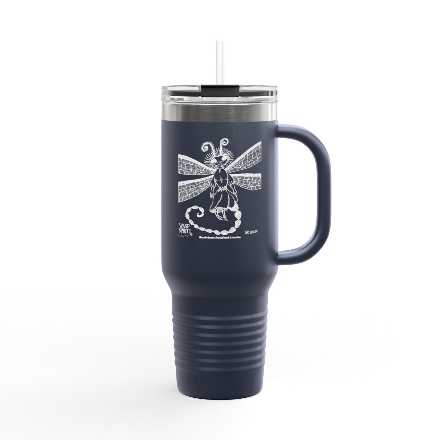 Wasp Sprite ā Mystical Insect Folk Travel Mug