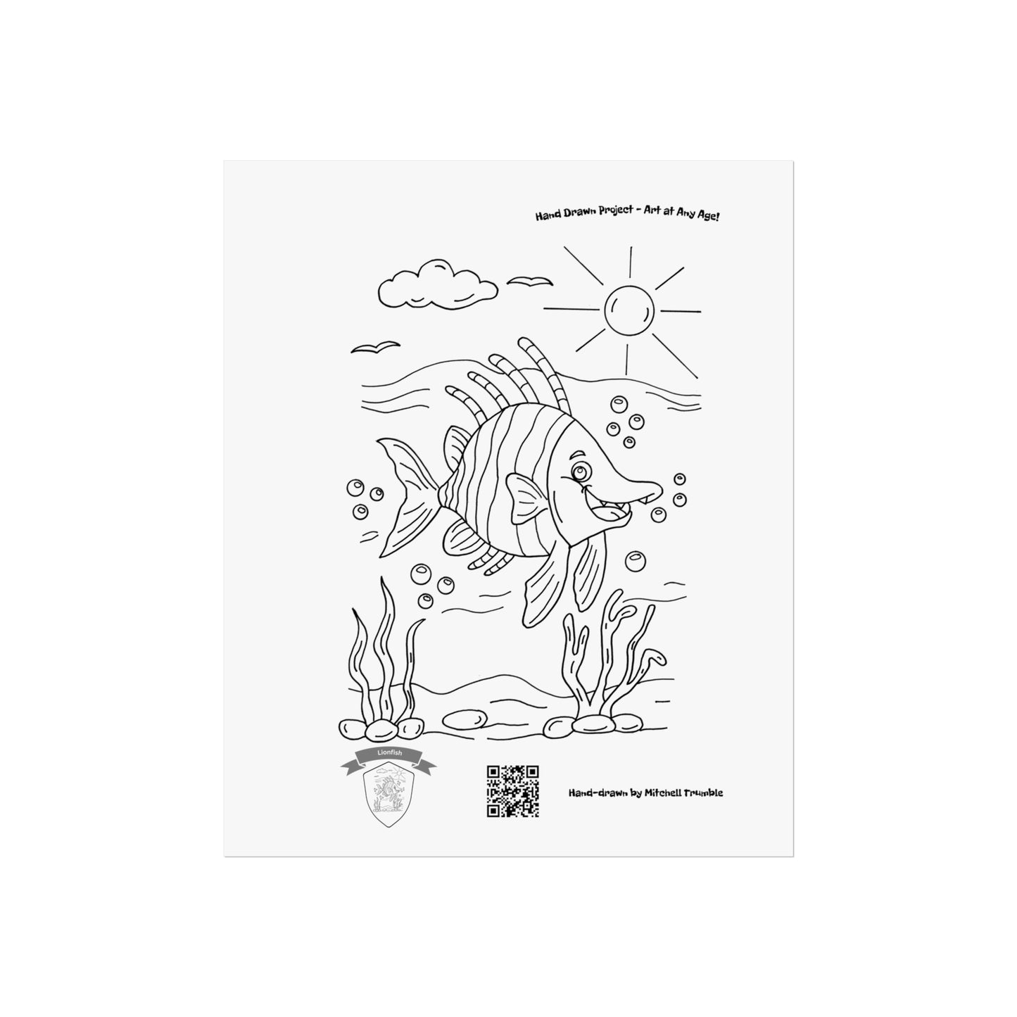Lionfish Vibes Wall Art β Bold Ocean Energy