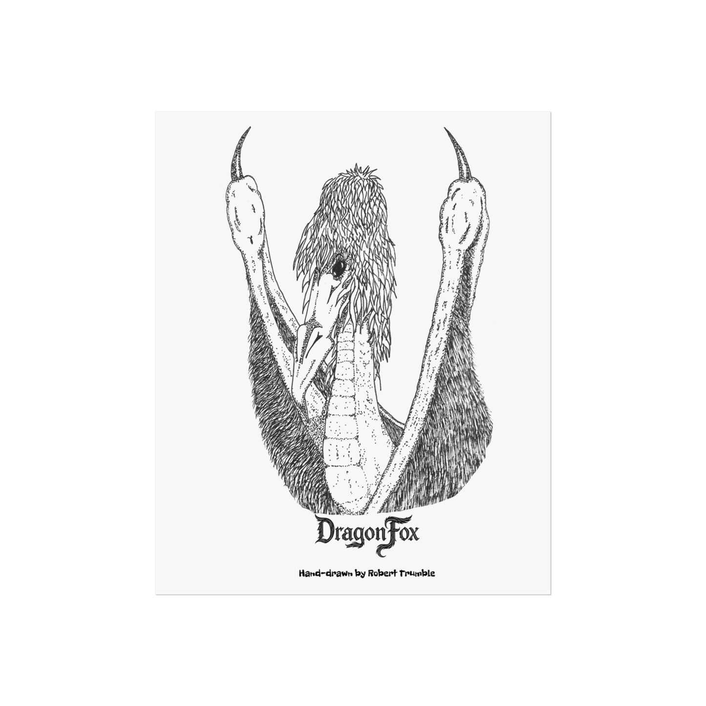 DragonFox β Untamed Legends Wall Art