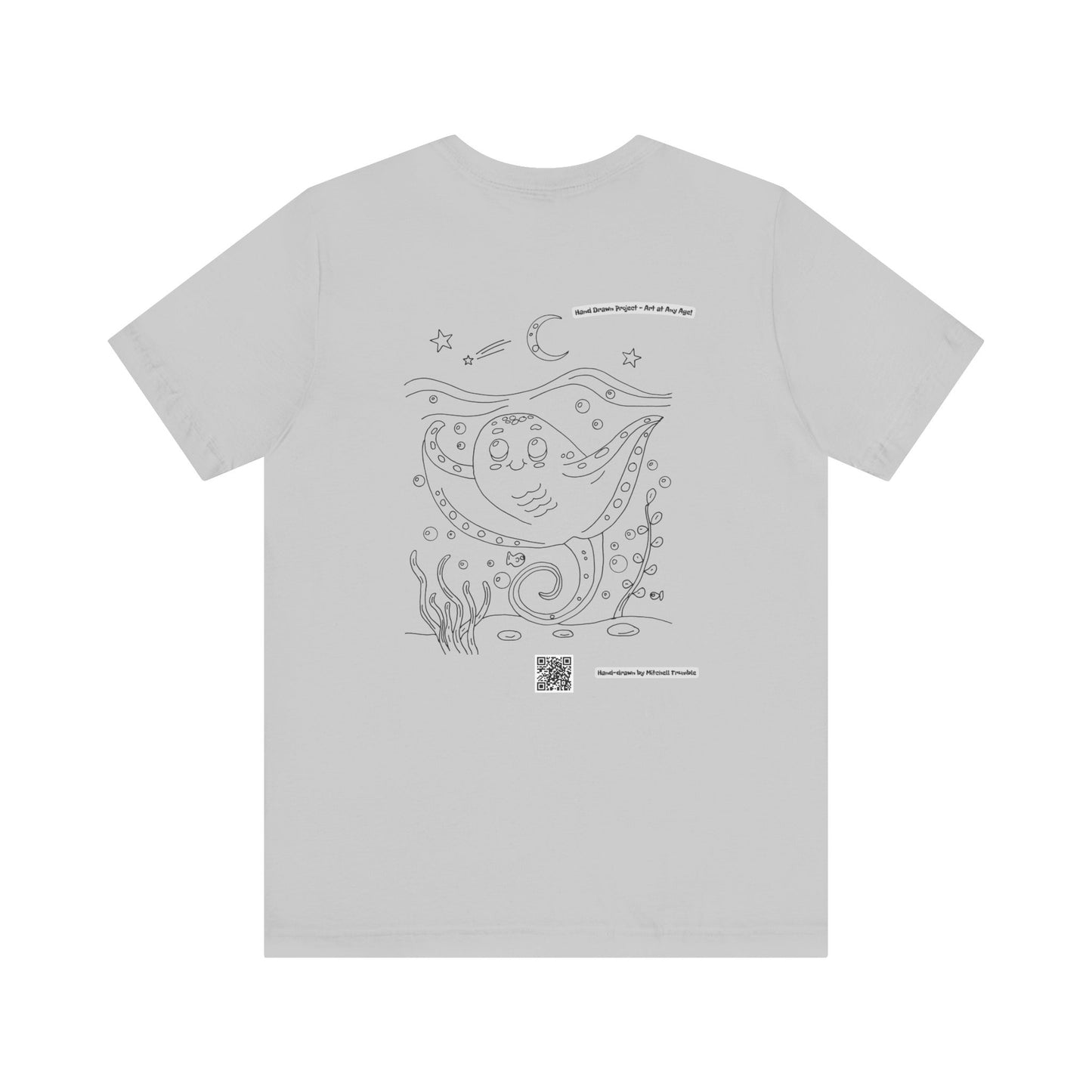 Manta Ray T-Shirt | Hand-Drawn Ocean Critter