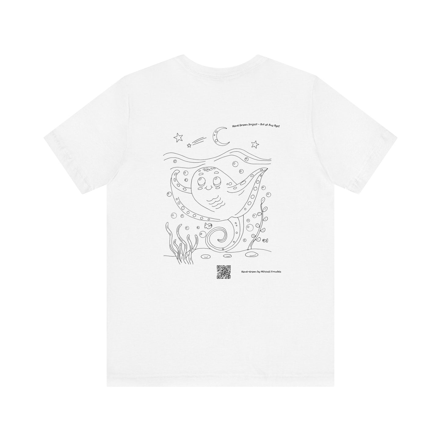 Manta Ray T-Shirt | Hand-Drawn Ocean Critter