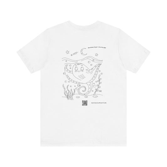 Manta Ray T-Shirt | Hand-Drawn Ocean Critter