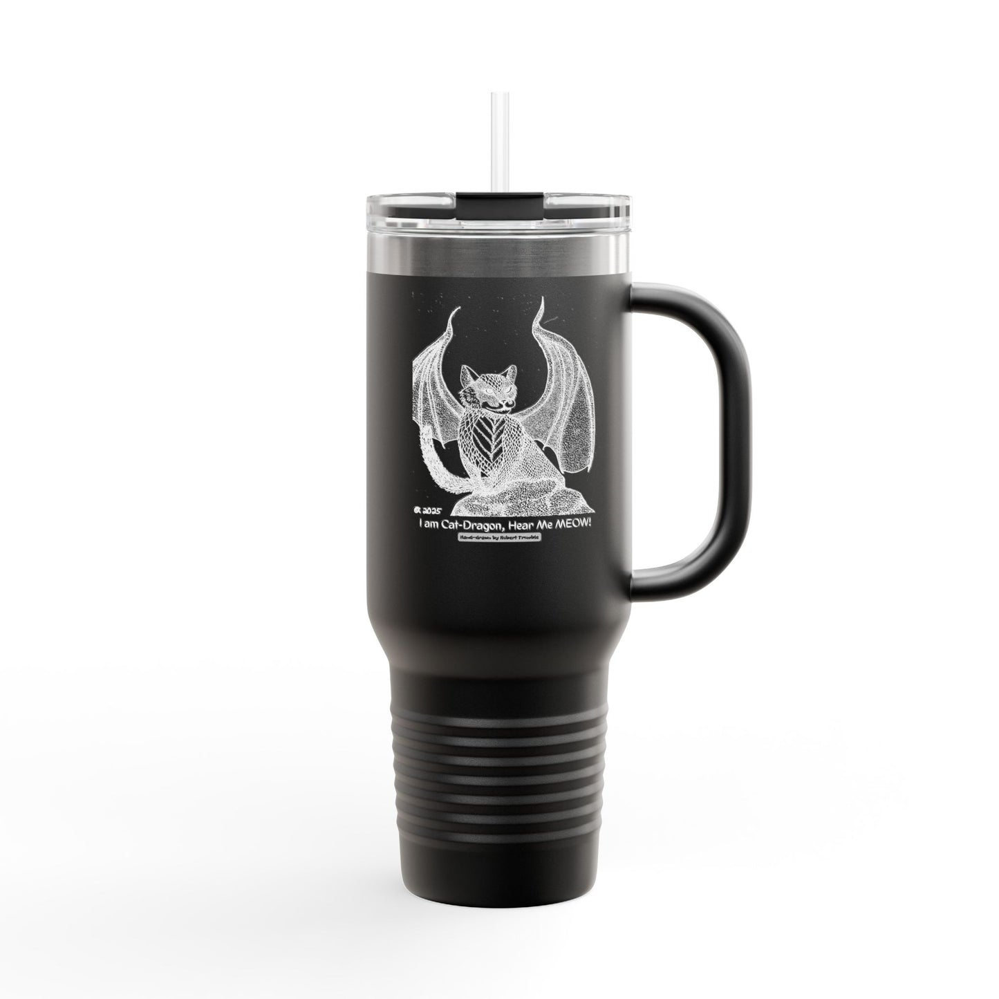 CatDragon | Hear Me Meow! | Travel Mug – Robert Trumble