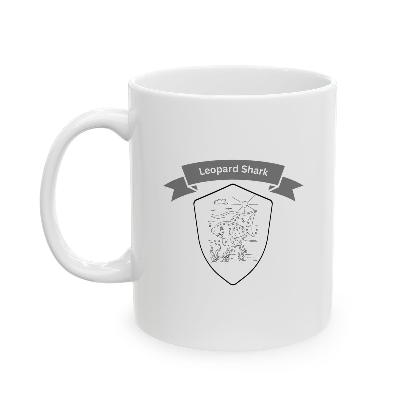 Leopard Shark – Spotted Ocean Explorer Coffee Mug