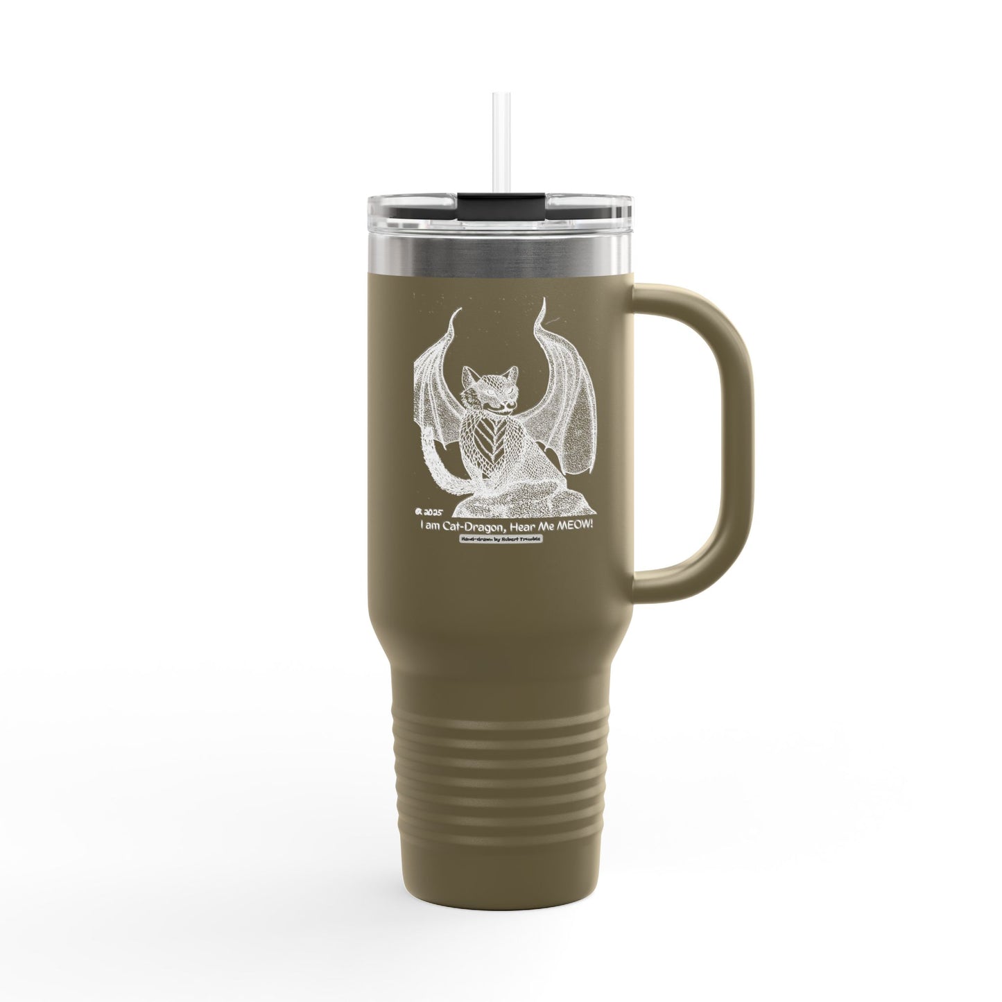 CatDragon | Hear Me Meow! | Travel Mug – Robert Trumble