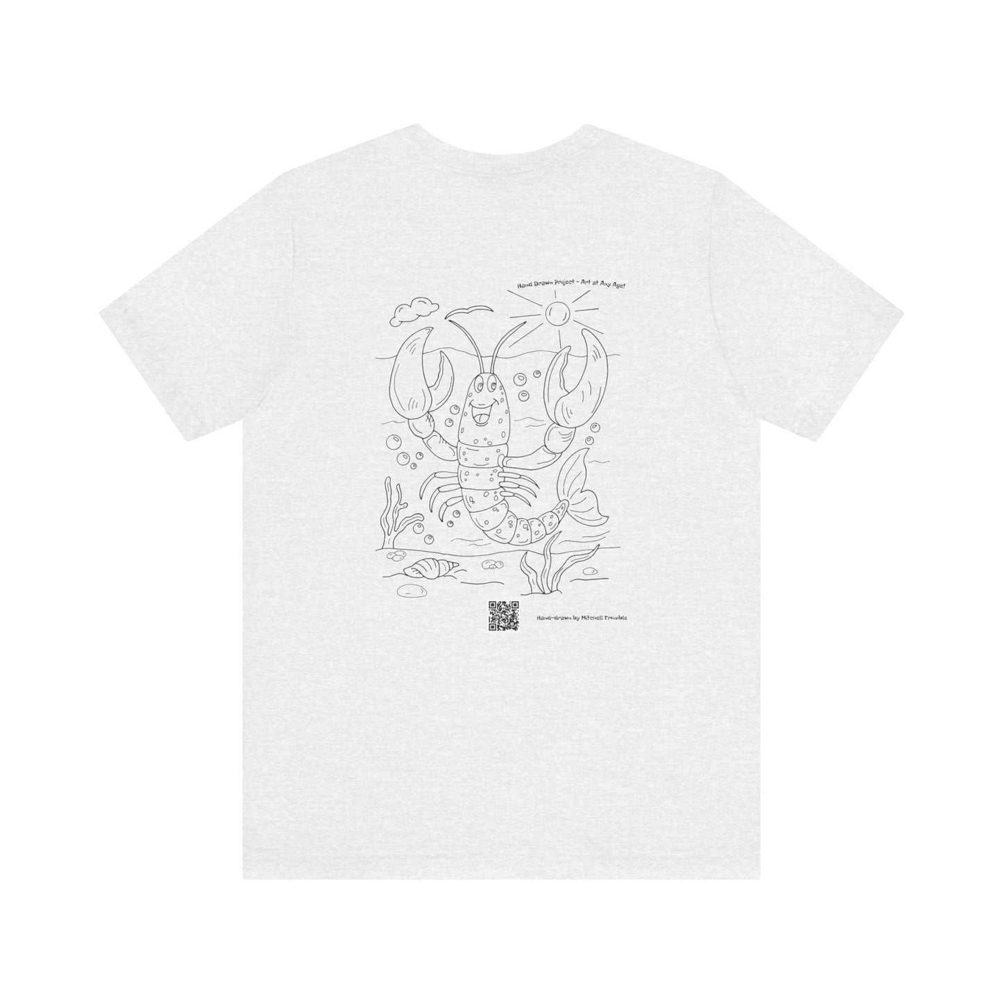 Cheerful Lobster T-Shirt – Ocean Critter T-Shirt