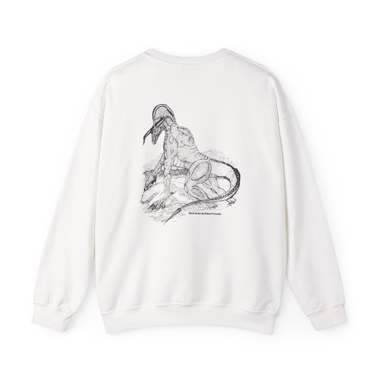 Landdrake Legends Gildan 18000 Sweatshirt | Robert Trumble's Hand-Drawn Dragon Art