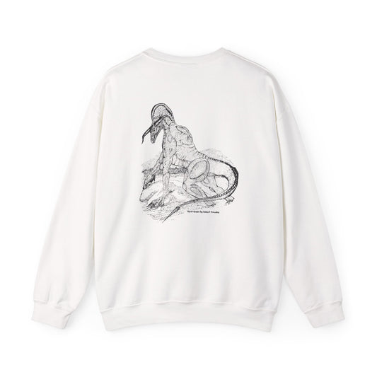 Landdrake Legends Gildan 18000 Sweatshirt | Robert Trumble's Hand-Drawn Dragon Art