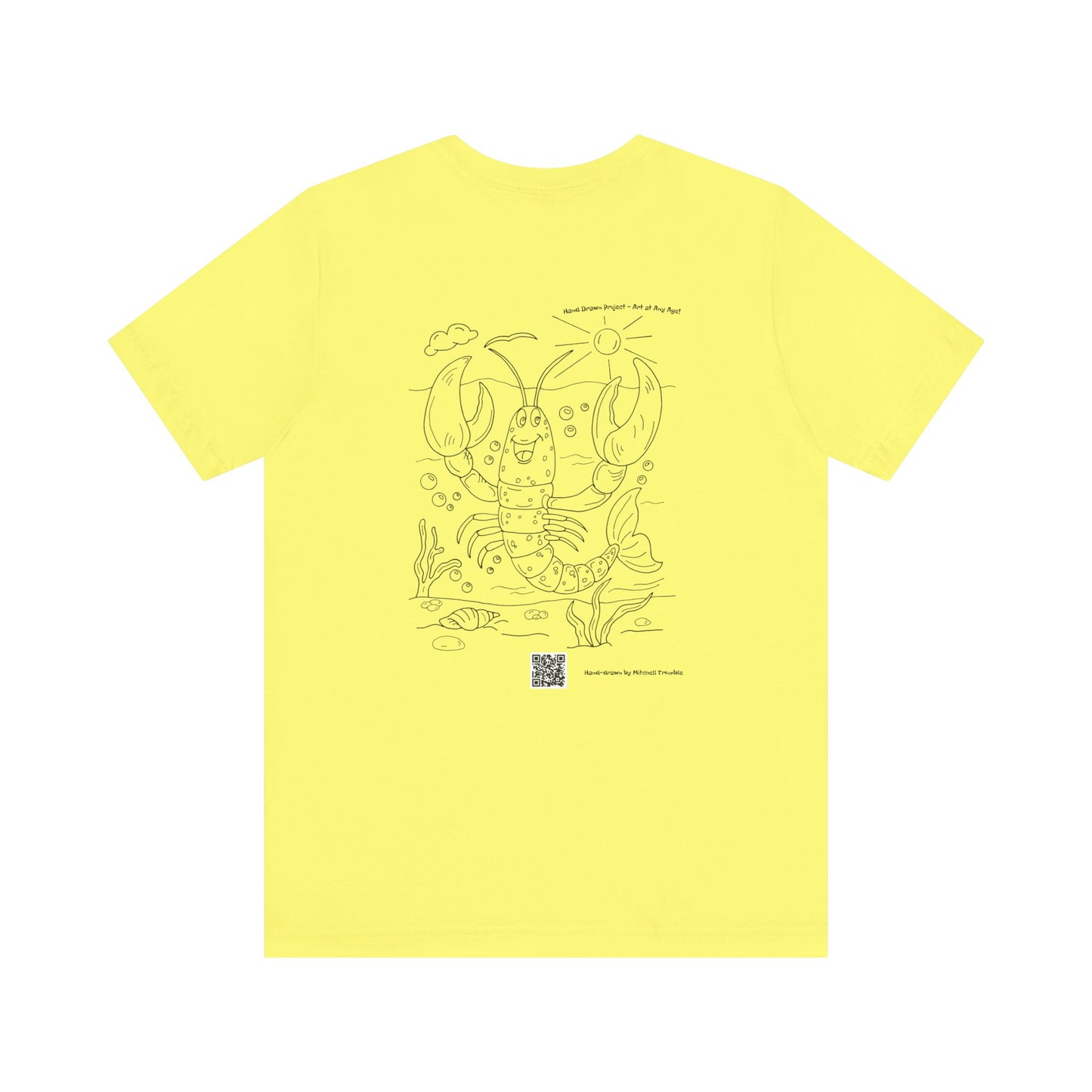 Cheerful Lobster T-Shirt – Ocean Critter T-Shirt