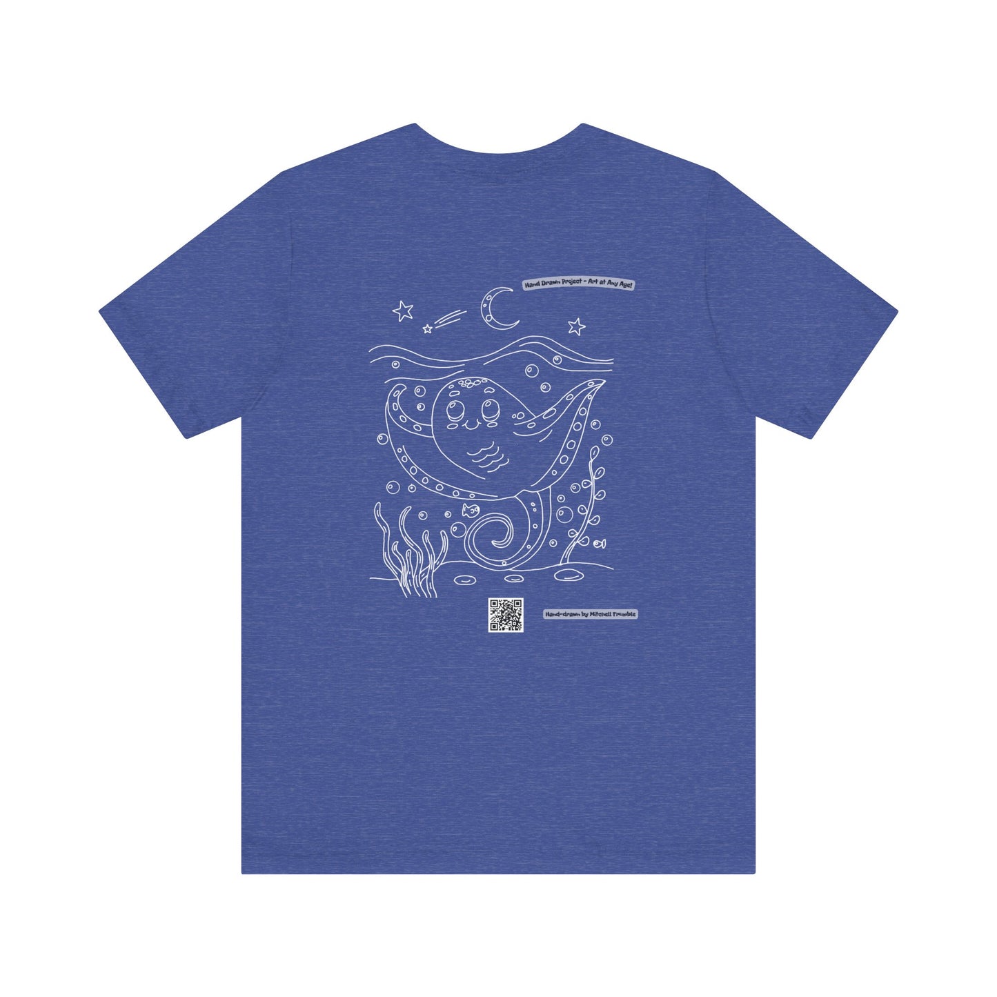 Manta Ray T-Shirt | Hand-Drawn Ocean Critter
