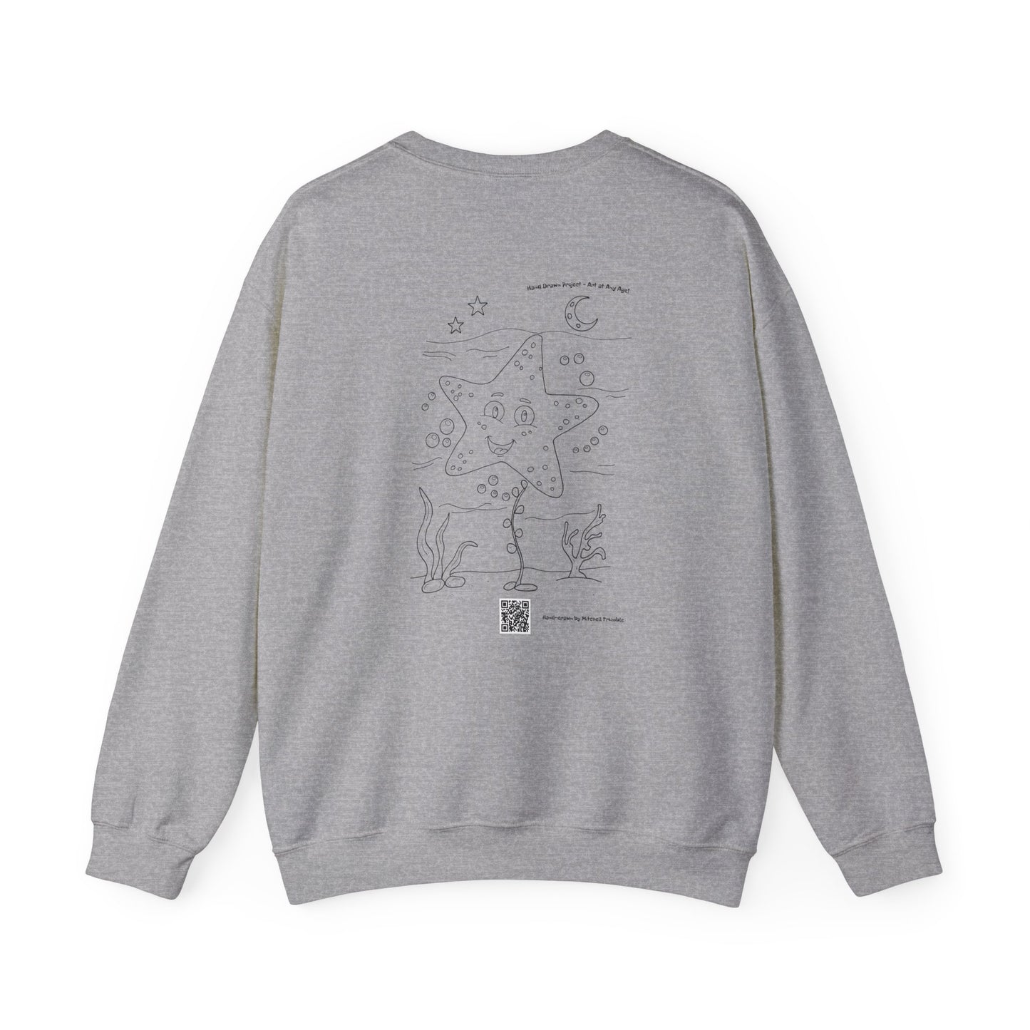 Lovable Starfish Sweatshirt ⭐🧥 – Bold Style, Ocean Cool