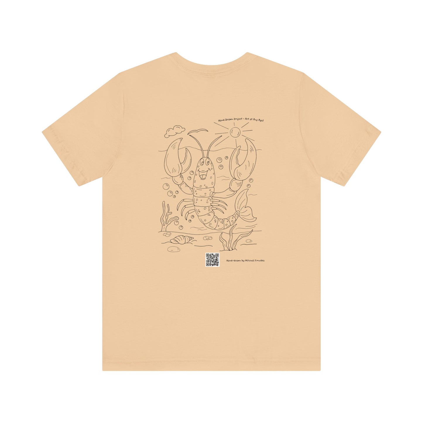 Cheerful Lobster T-Shirt – Ocean Critter T-Shirt