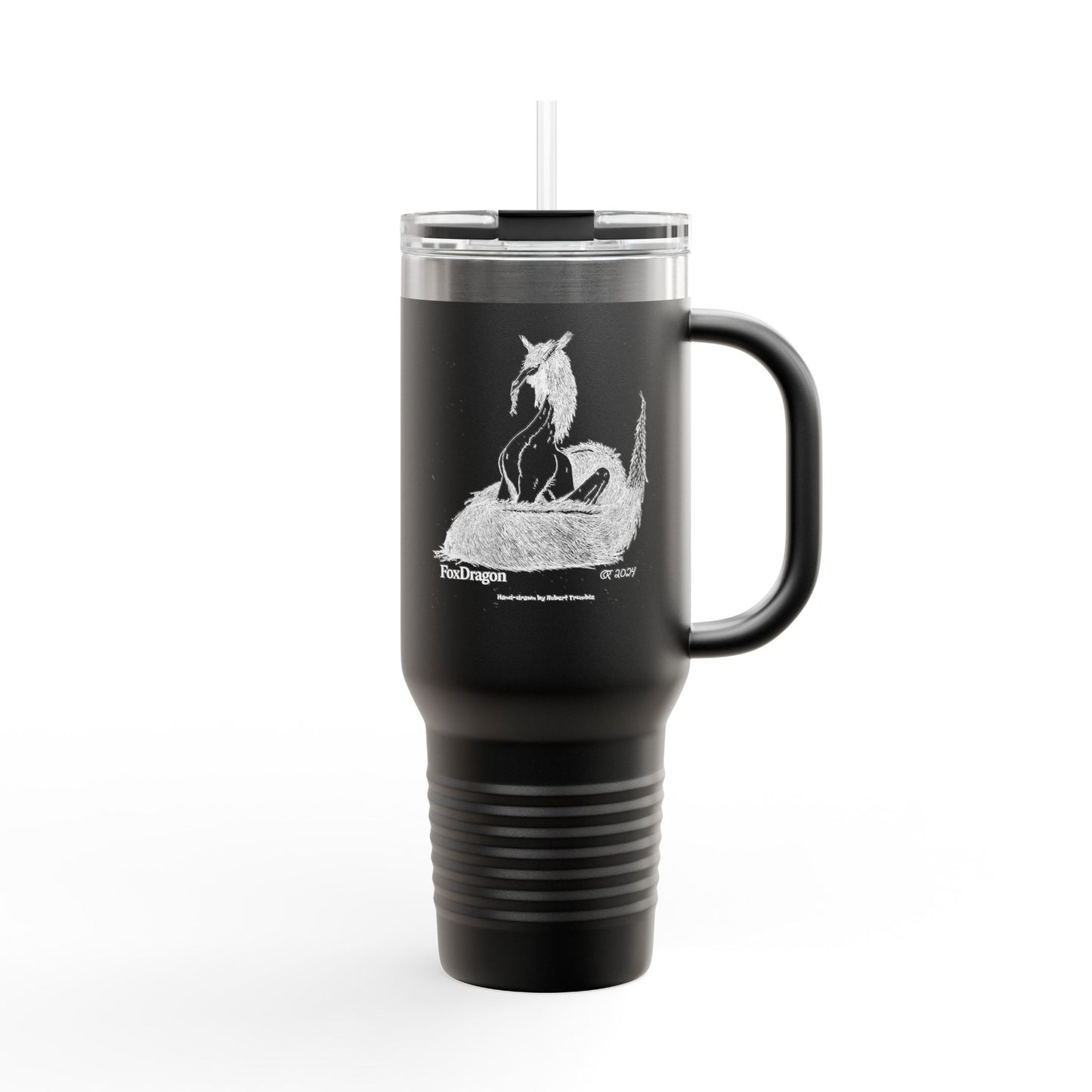 FoxDragon – Mythical Creature Travel Mug