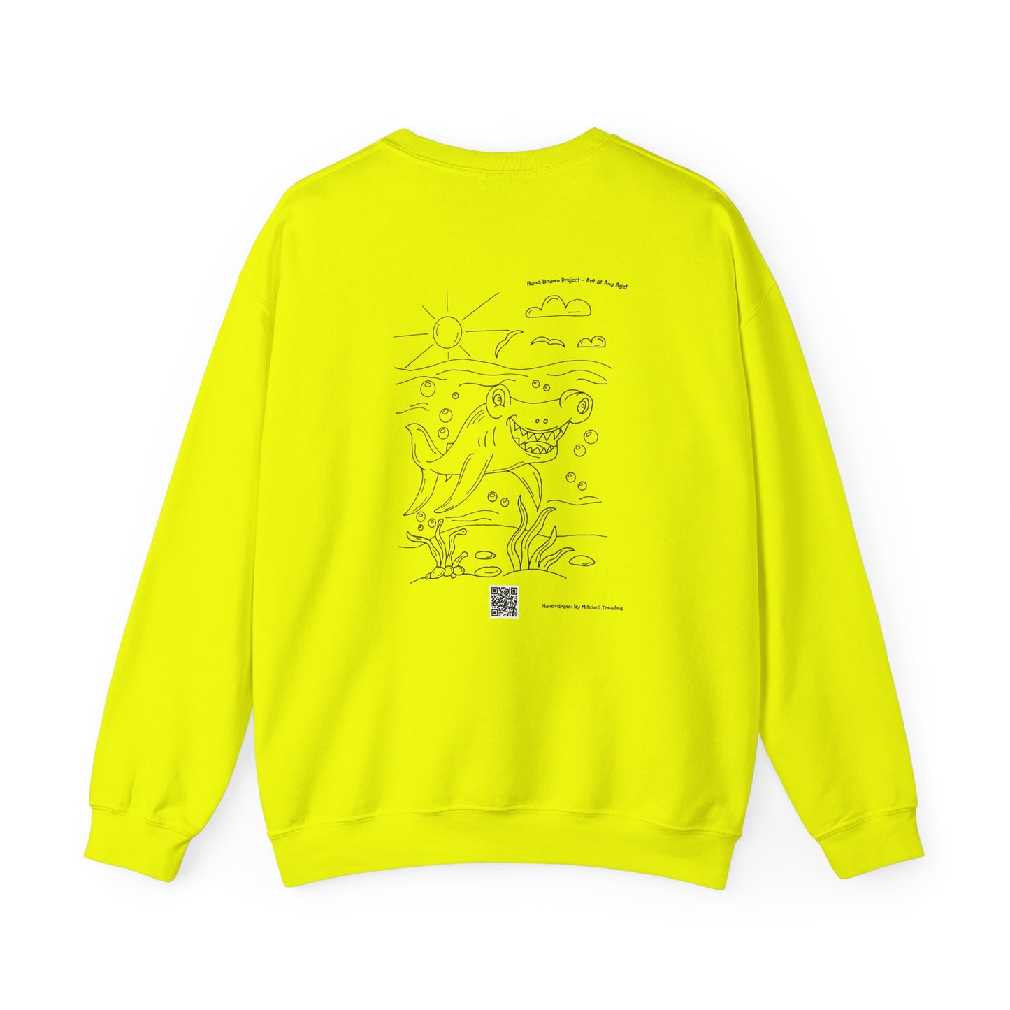 Happy Hammerhead Shark – Cozy Ocean Sweatshirt
