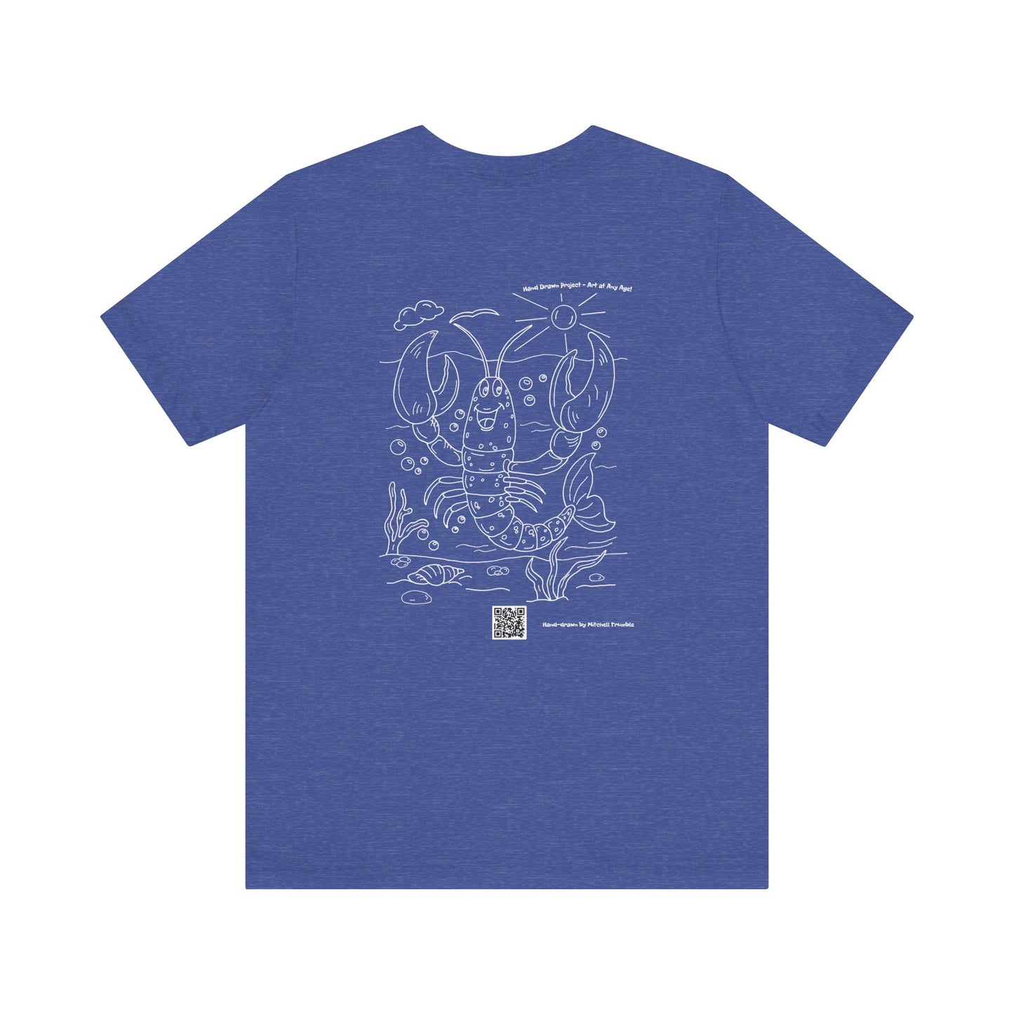 Cheerful Lobster T-Shirt – Ocean Critter T-Shirt