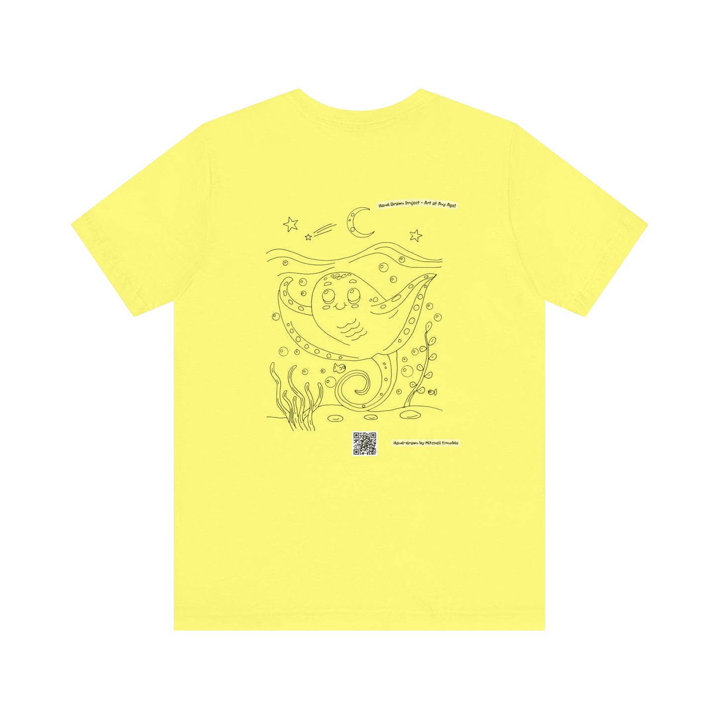 Manta Ray T-Shirt | Hand-Drawn Ocean Critter