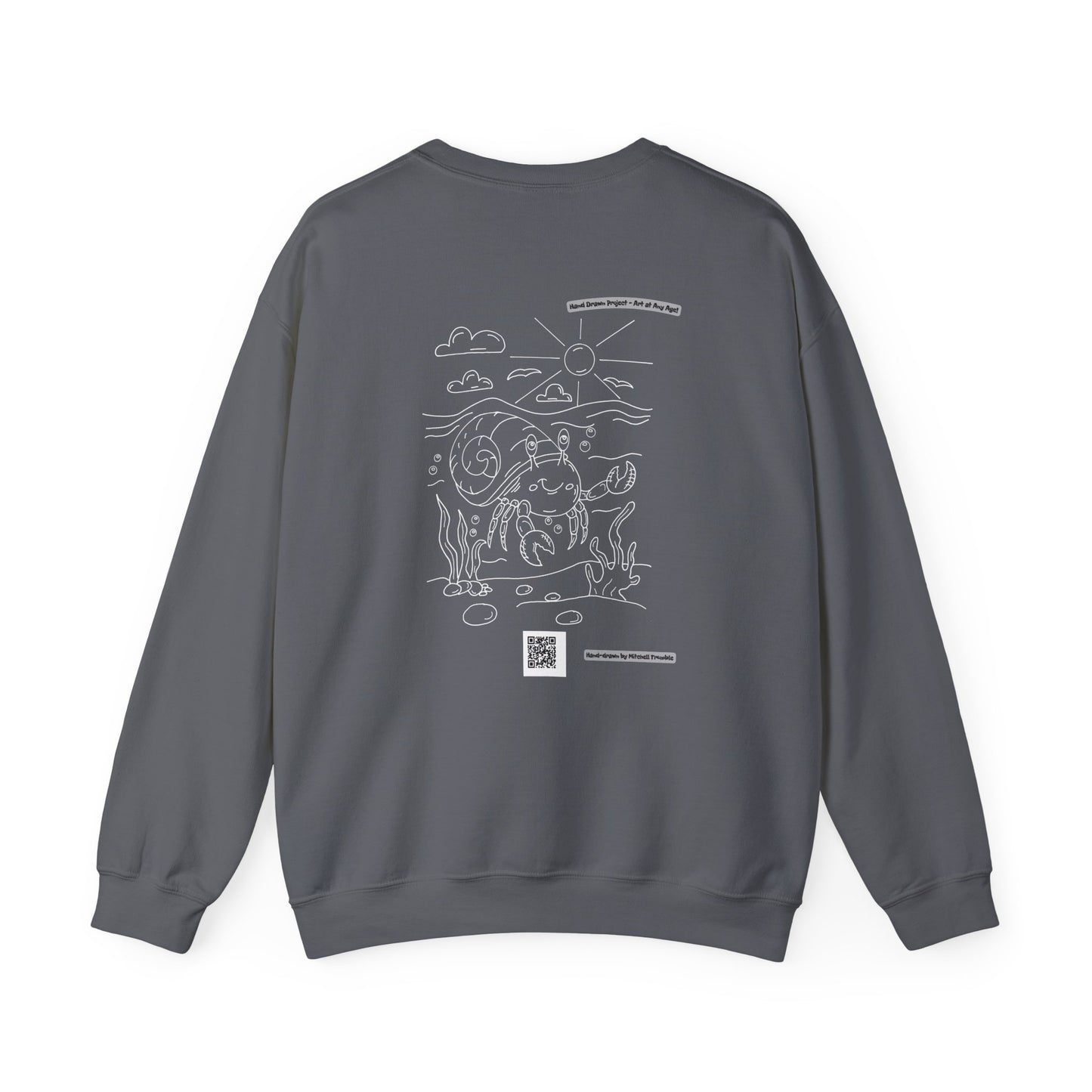 Cute Crab Sweatshirt 🦀🌊✨