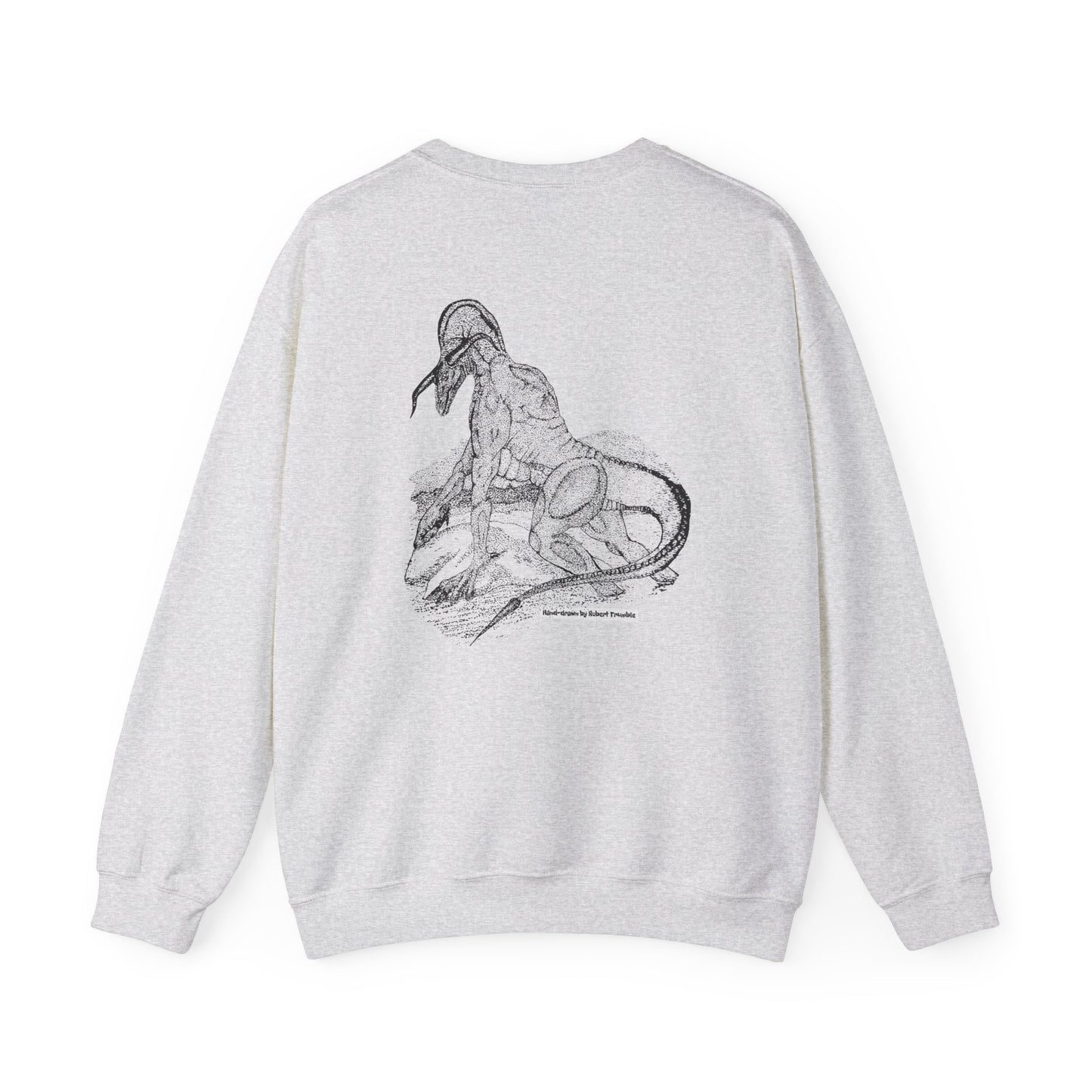 Landdrake Legends Gildan 18000 Sweatshirt | Robert Trumble's Hand-Drawn Dragon Art
