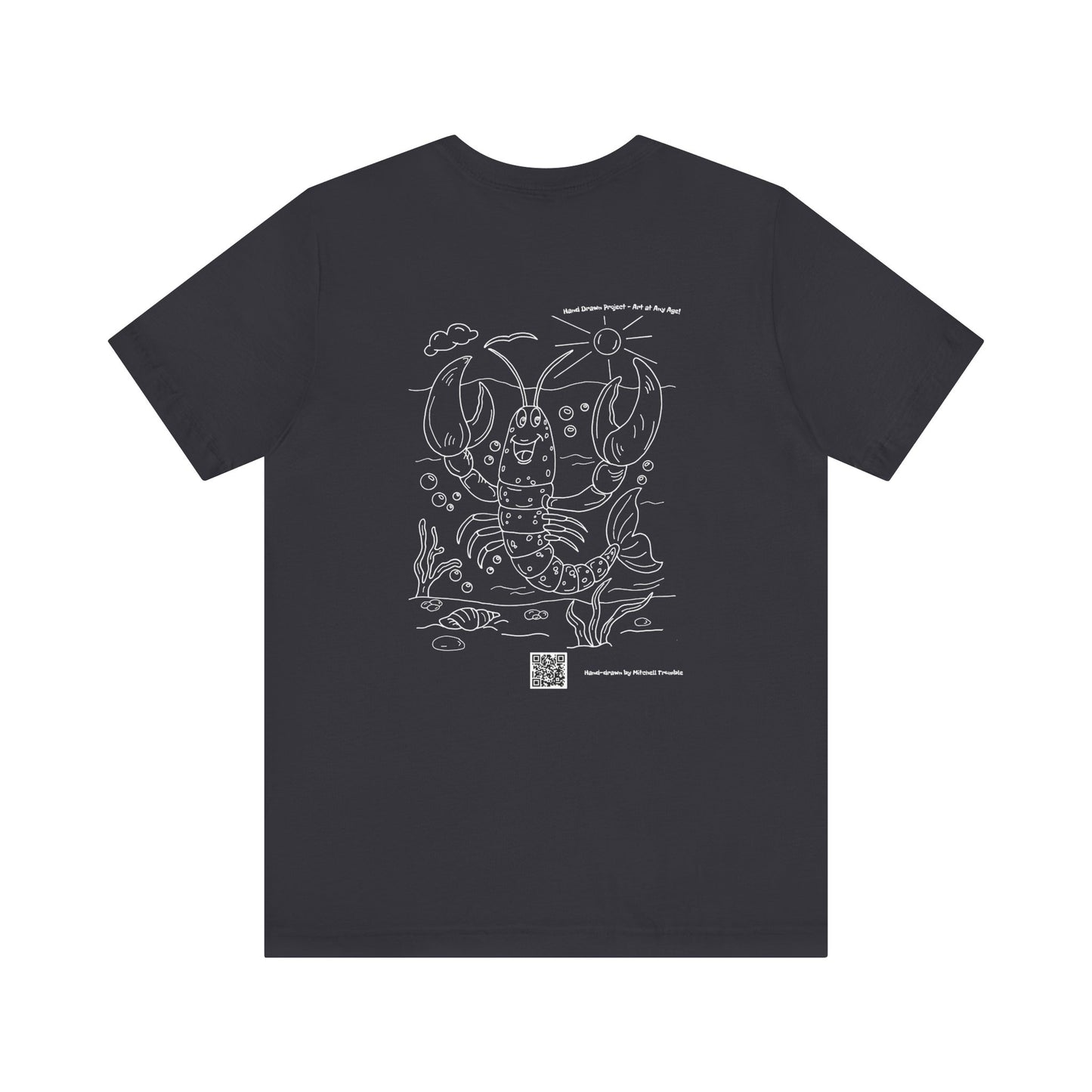 Cheerful Lobster T-Shirt – Ocean Critter T-Shirt
