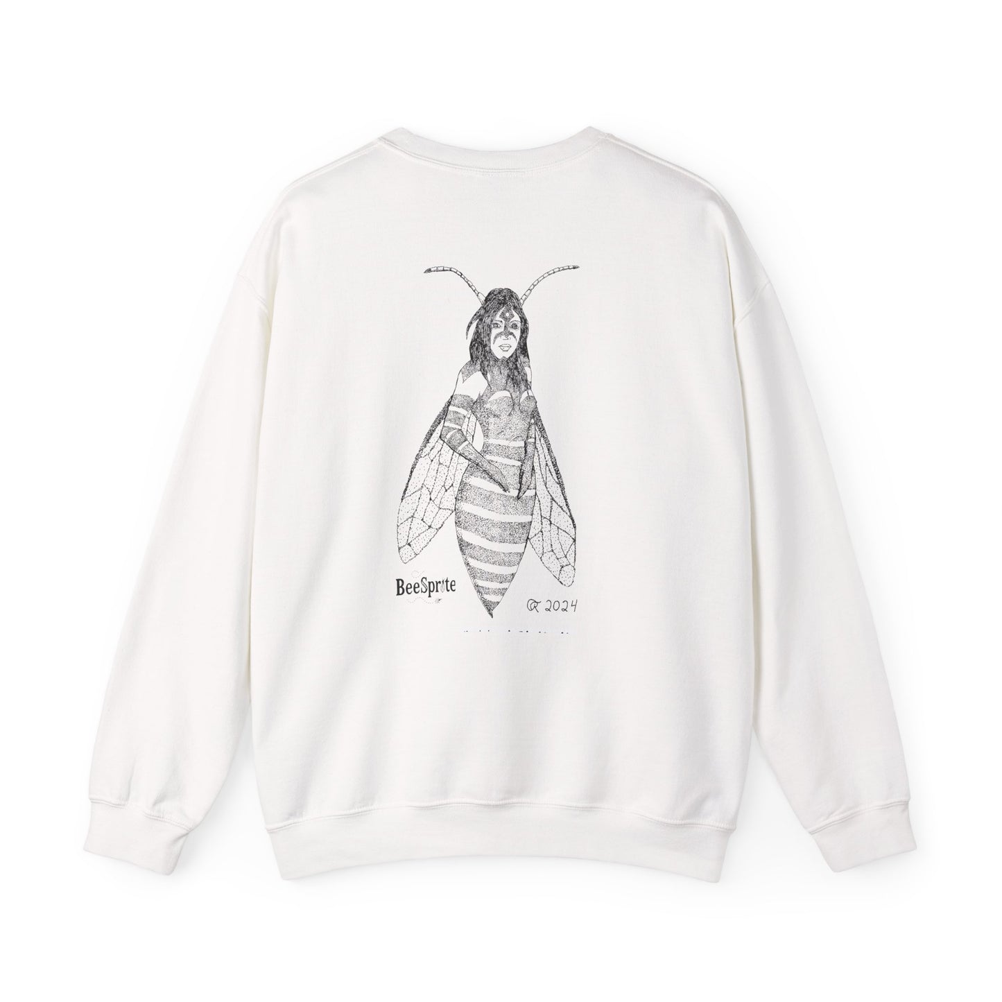 Bee Sprite – Crewneck Sweatshirt Fantasy Art by Robert Trumble | D&D Gift