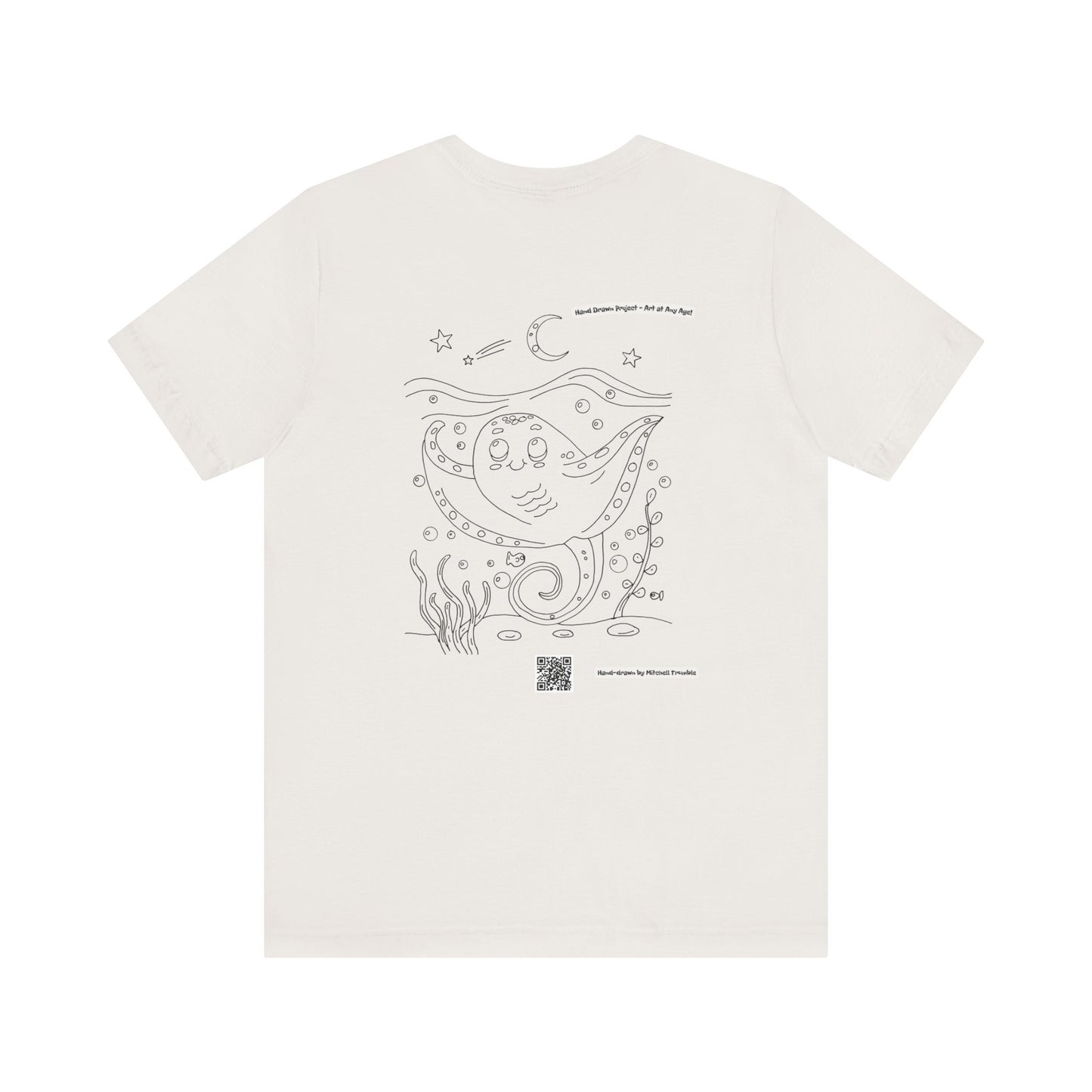 Manta Ray T-Shirt | Hand-Drawn Ocean Critter