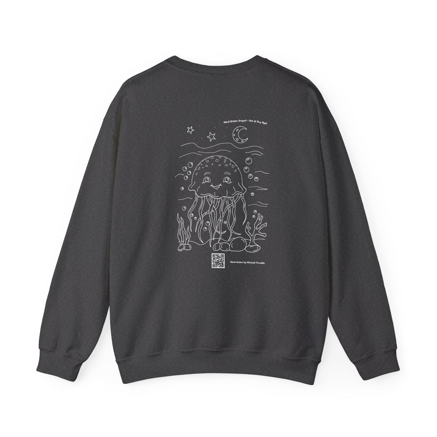 Smiling Jellyfish – Cozy Ocean Sweatshirt