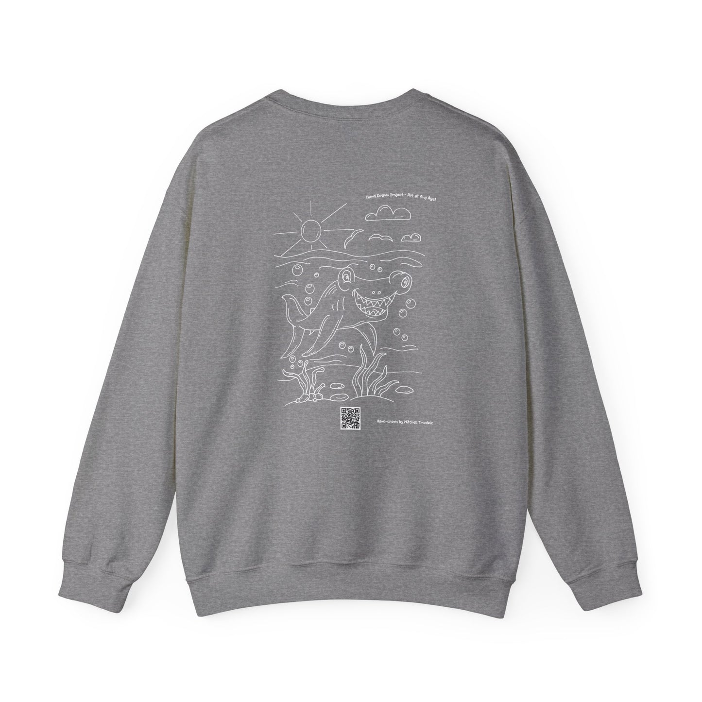 Happy Hammerhead Shark – Cozy Ocean Sweatshirt