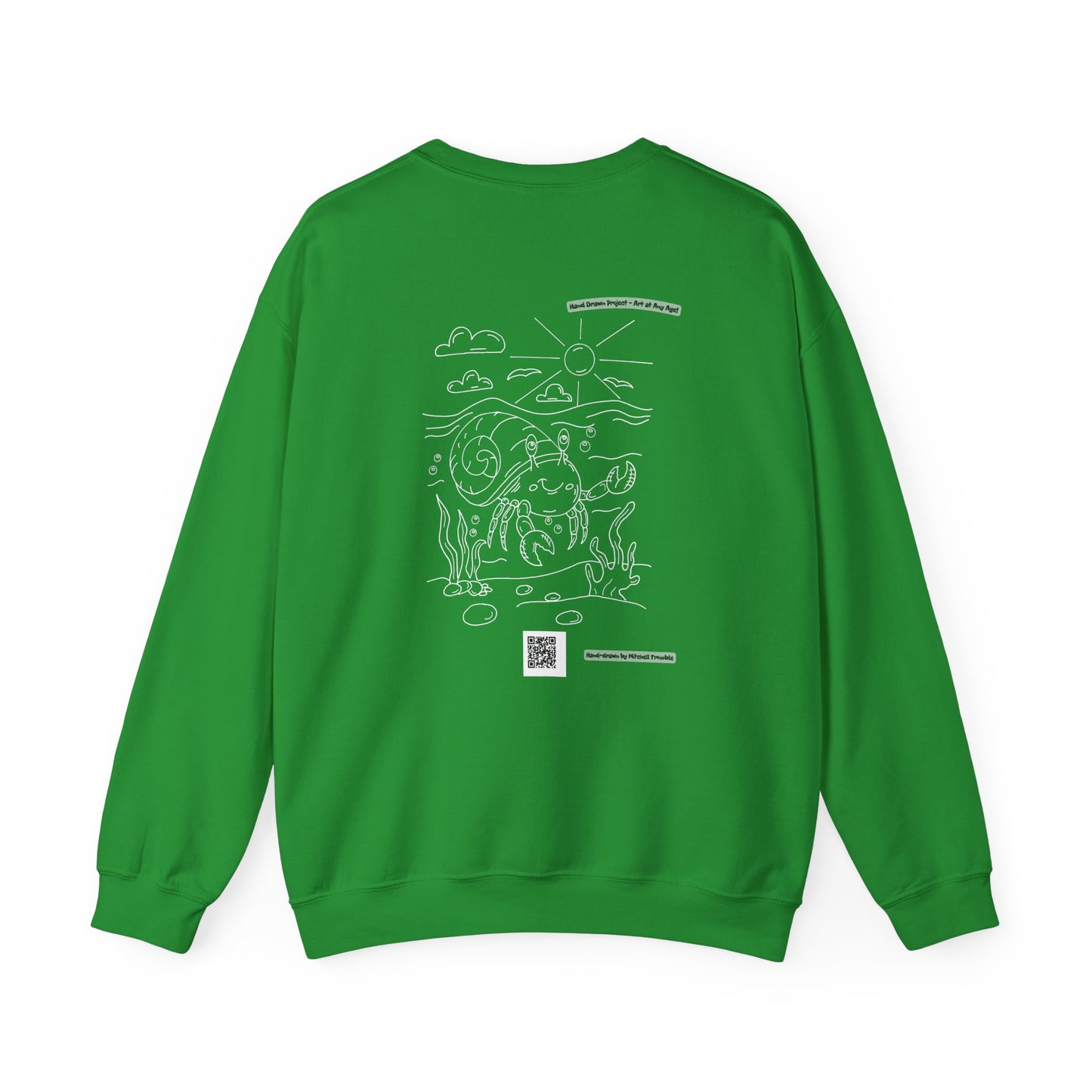 Cute Crab Sweatshirt 🦀🌊✨
