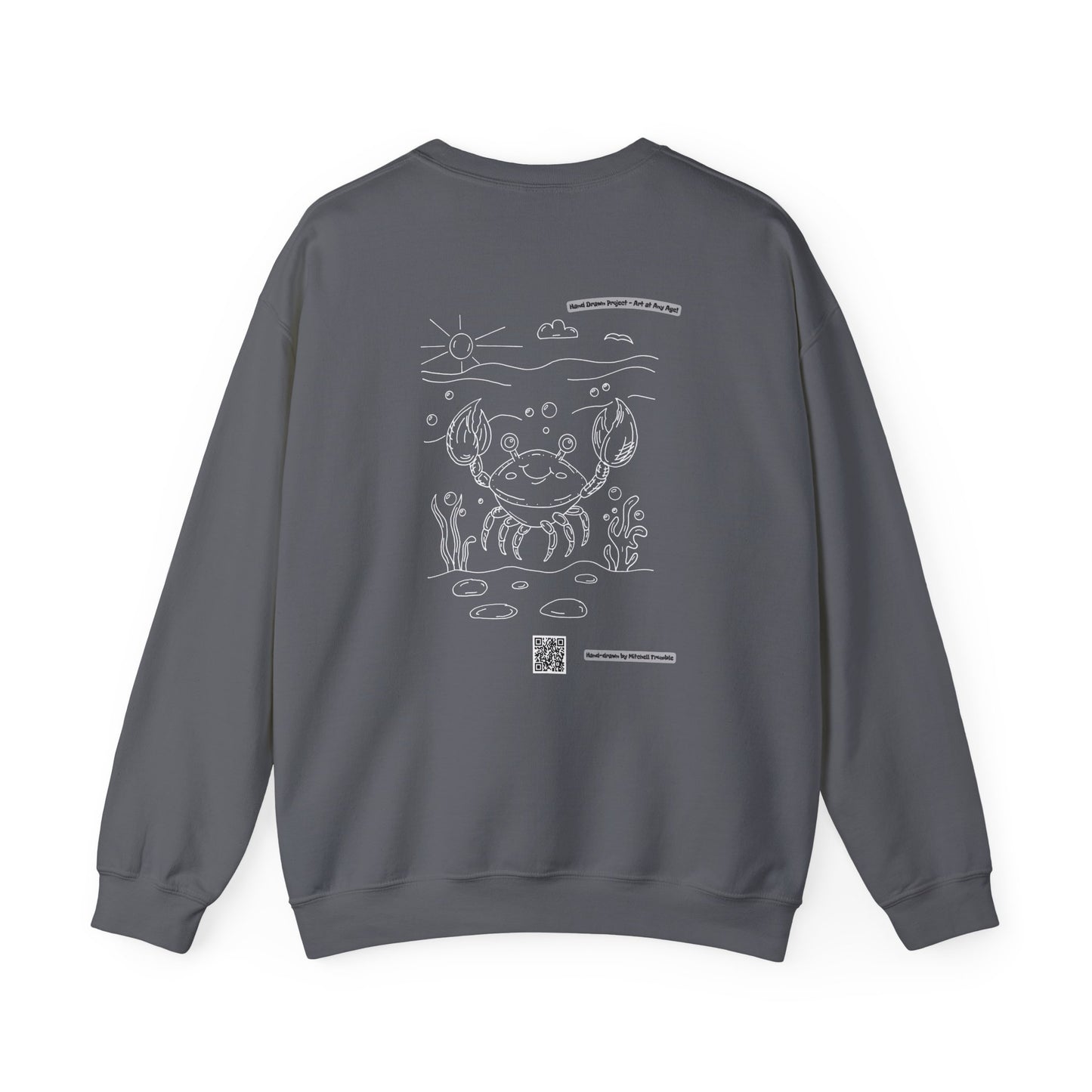 Cute Crab Crewneck Sweatshirt