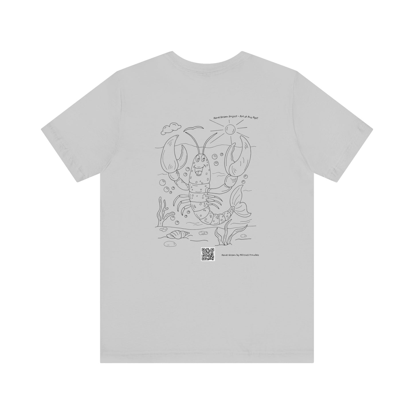 Cheerful Lobster T-Shirt – Ocean Critter T-Shirt