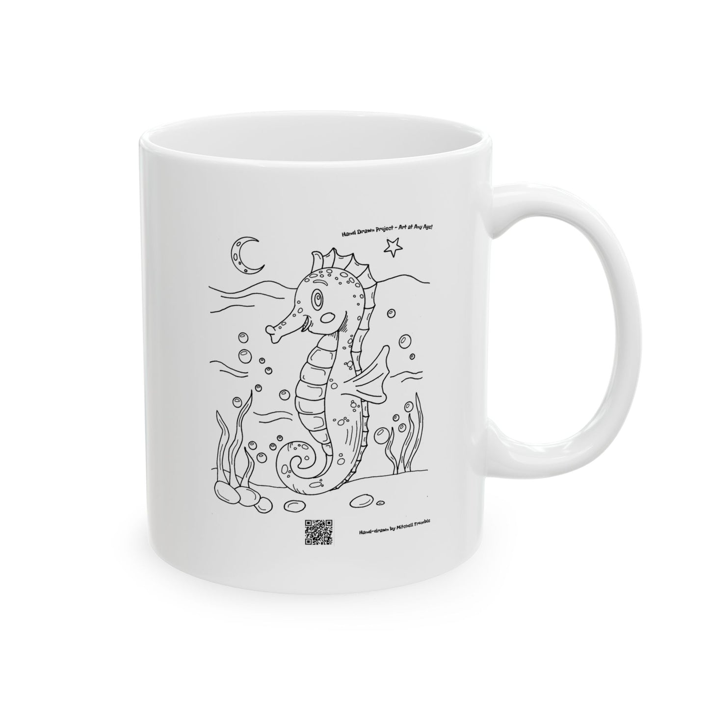 Adorable Seahorse – Ocean Critter Coffee Mug