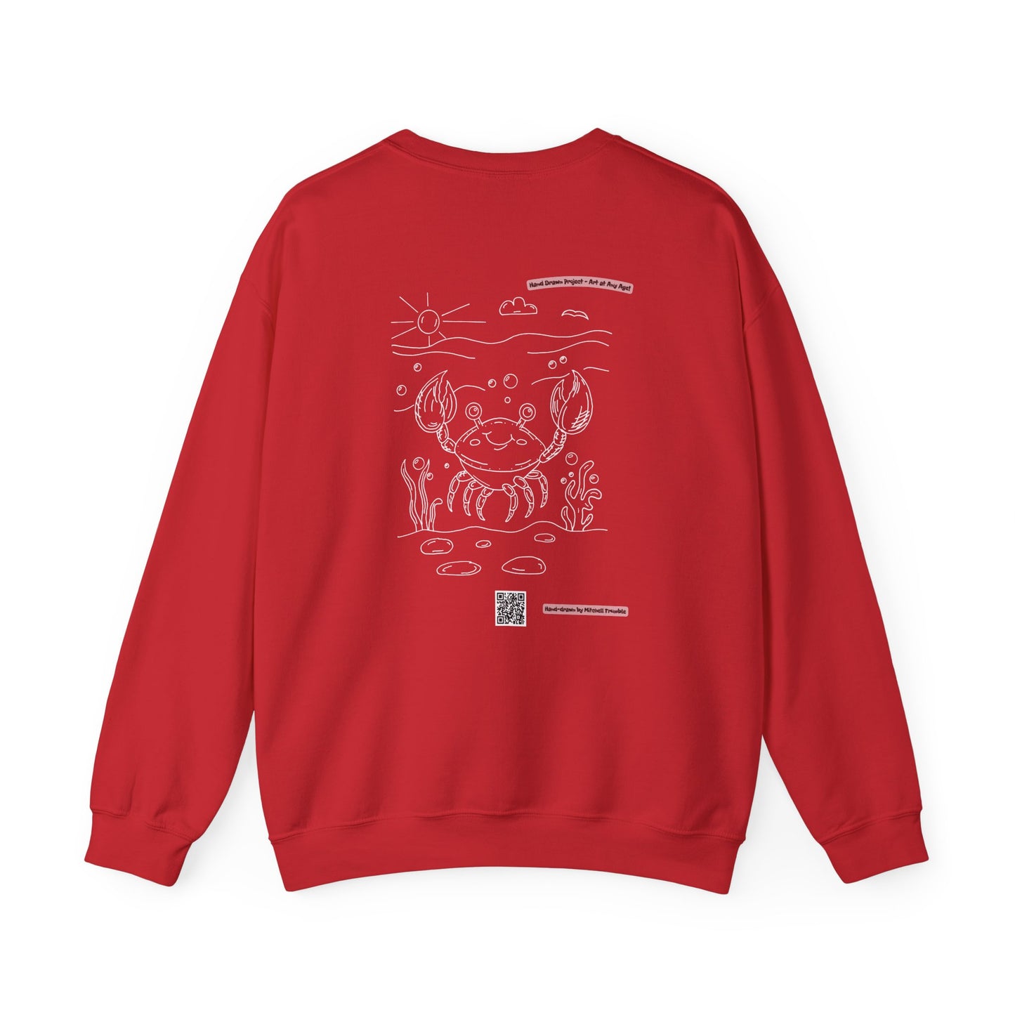 Cute Crab Crewneck Sweatshirt