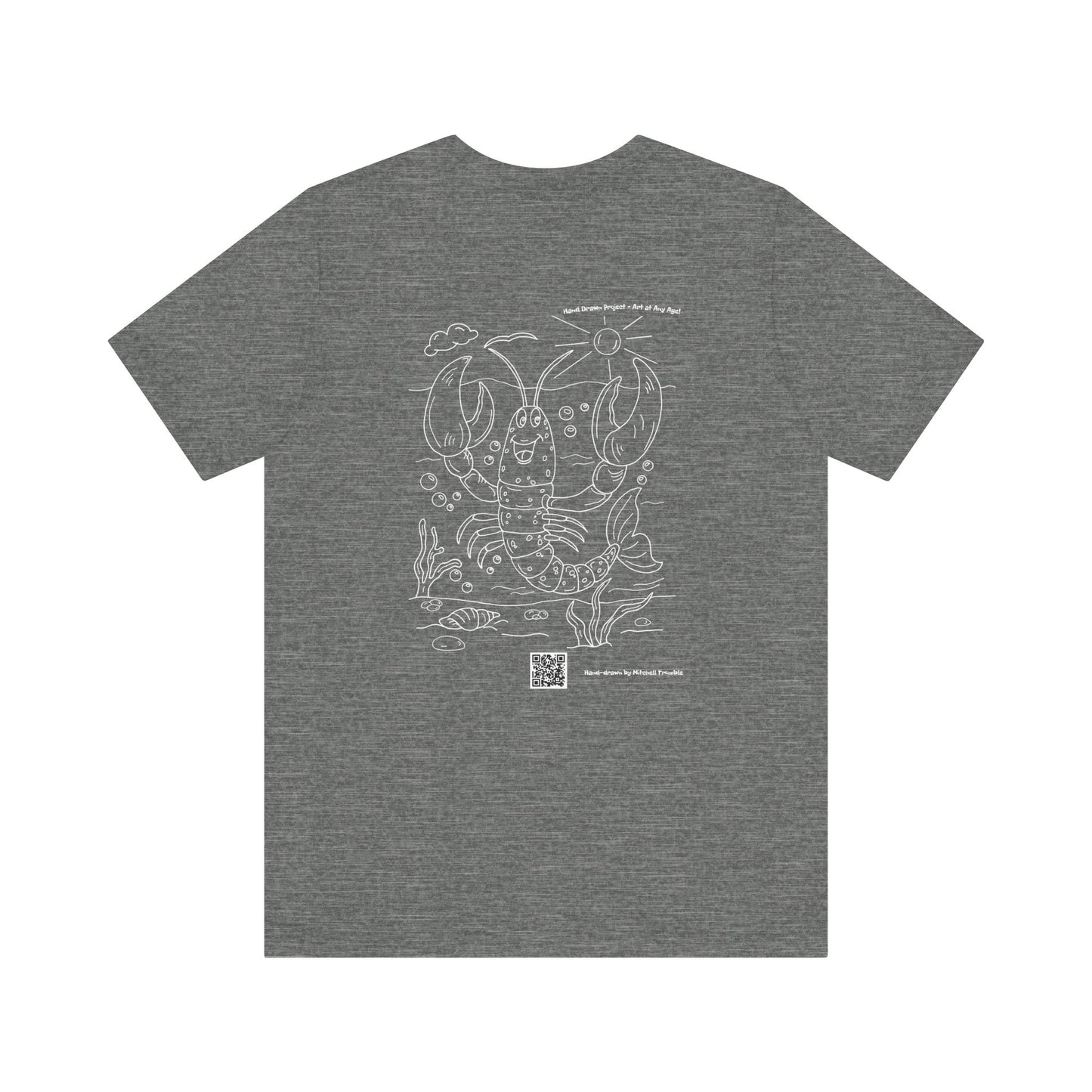 Cheerful Lobster T-Shirt – Ocean Critter T-Shirt