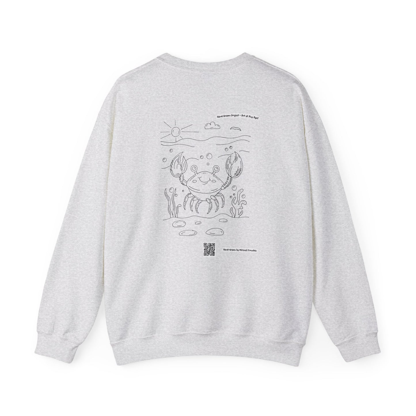 Cute Crab Crewneck Sweatshirt