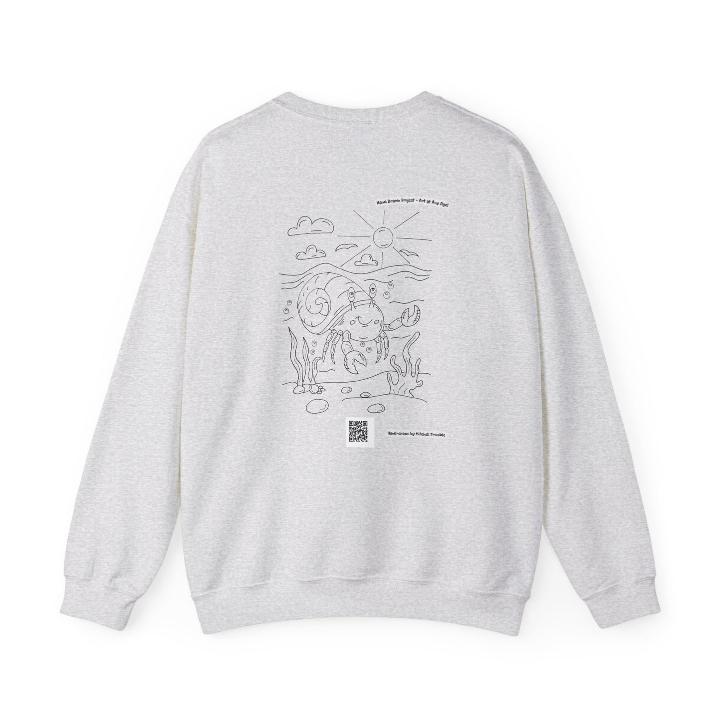 Cute Crab Sweatshirt 🦀🌊✨