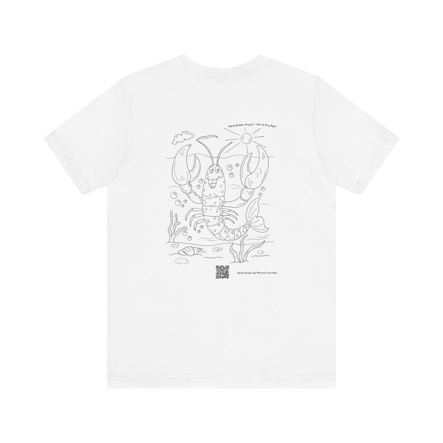 Cheerful Lobster T-Shirt – Ocean Critter T-Shirt