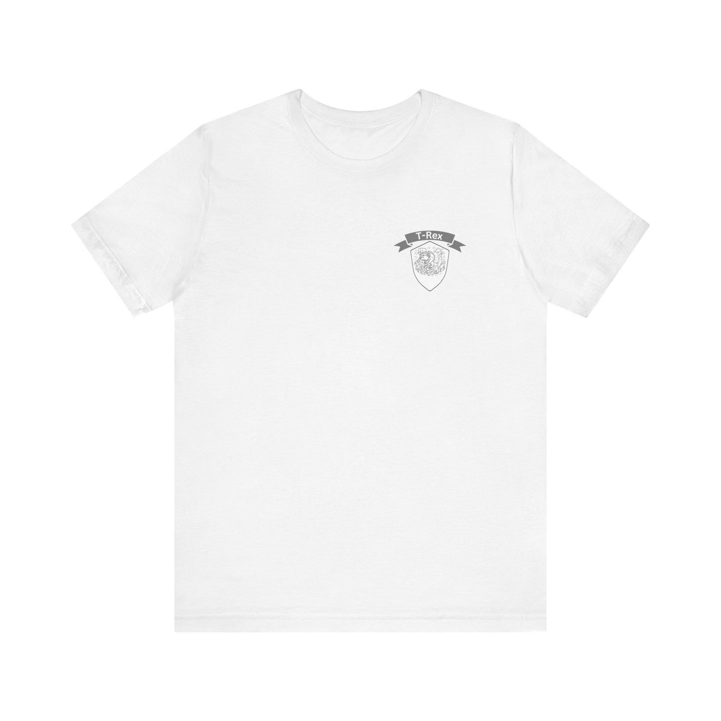 T-Rex T-Shirt – Hand-Drawn Dinosaur Design by Mitchell Trumble | Unisex Bella+Canvas 3001