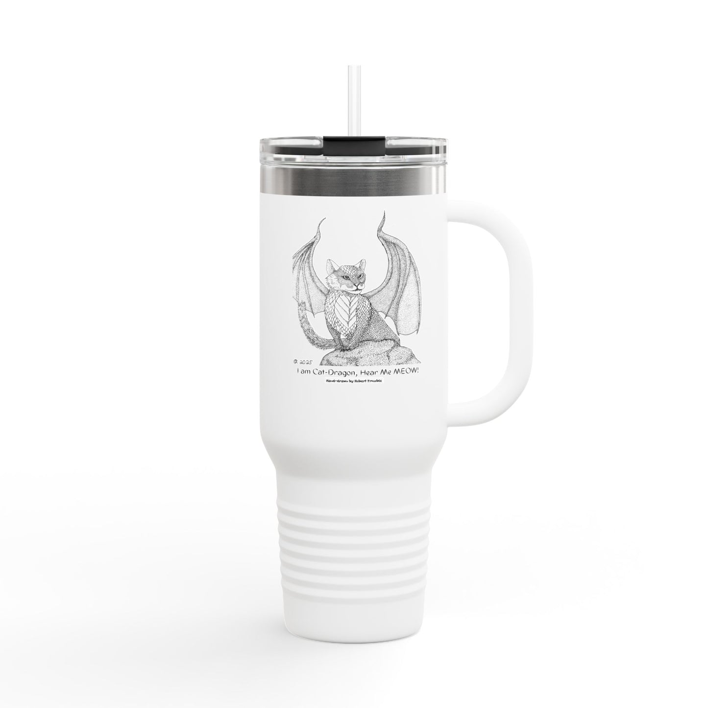 CatDragon | Hear Me Meow! | Travel Mug – Robert Trumble