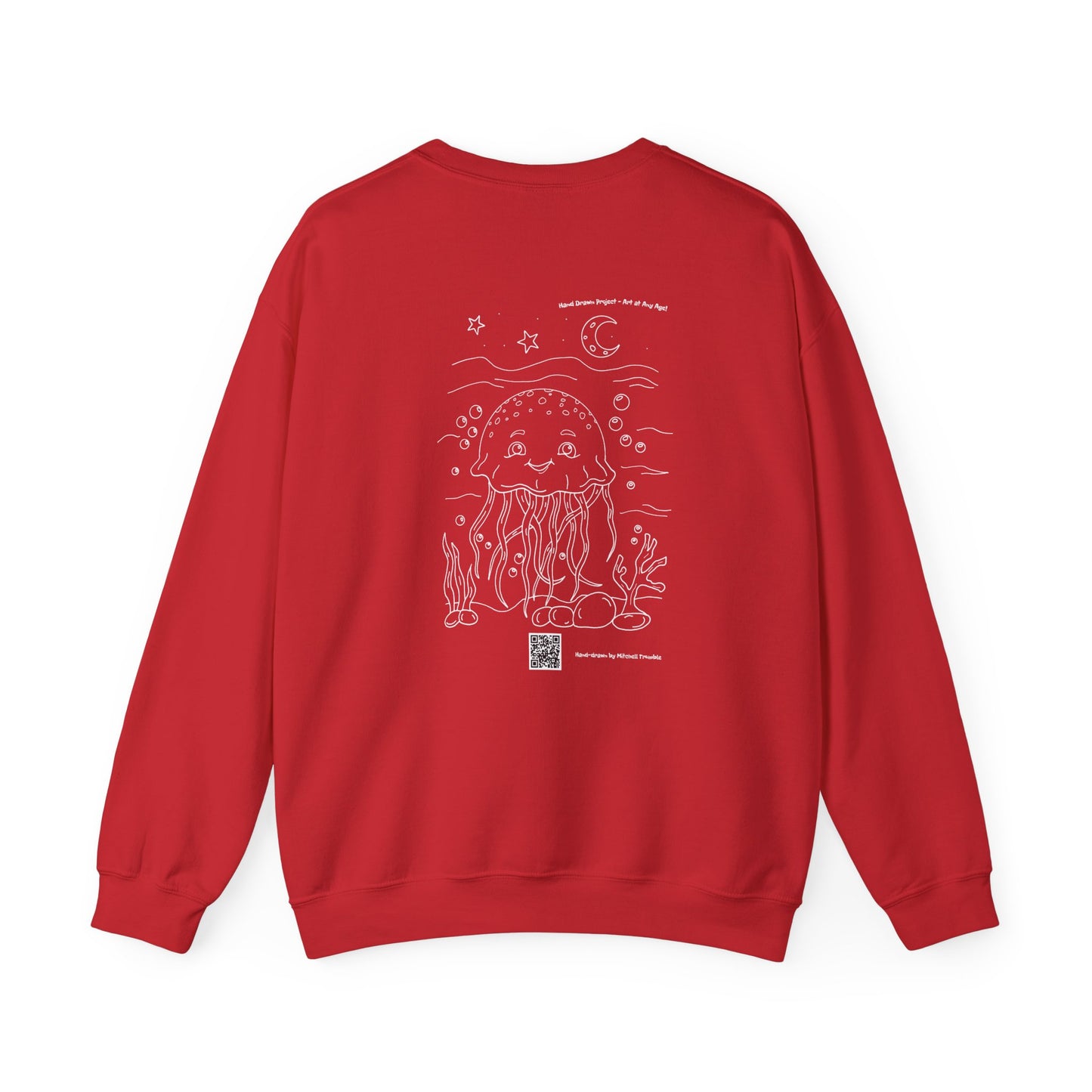 Smiling Jellyfish – Cozy Ocean Sweatshirt