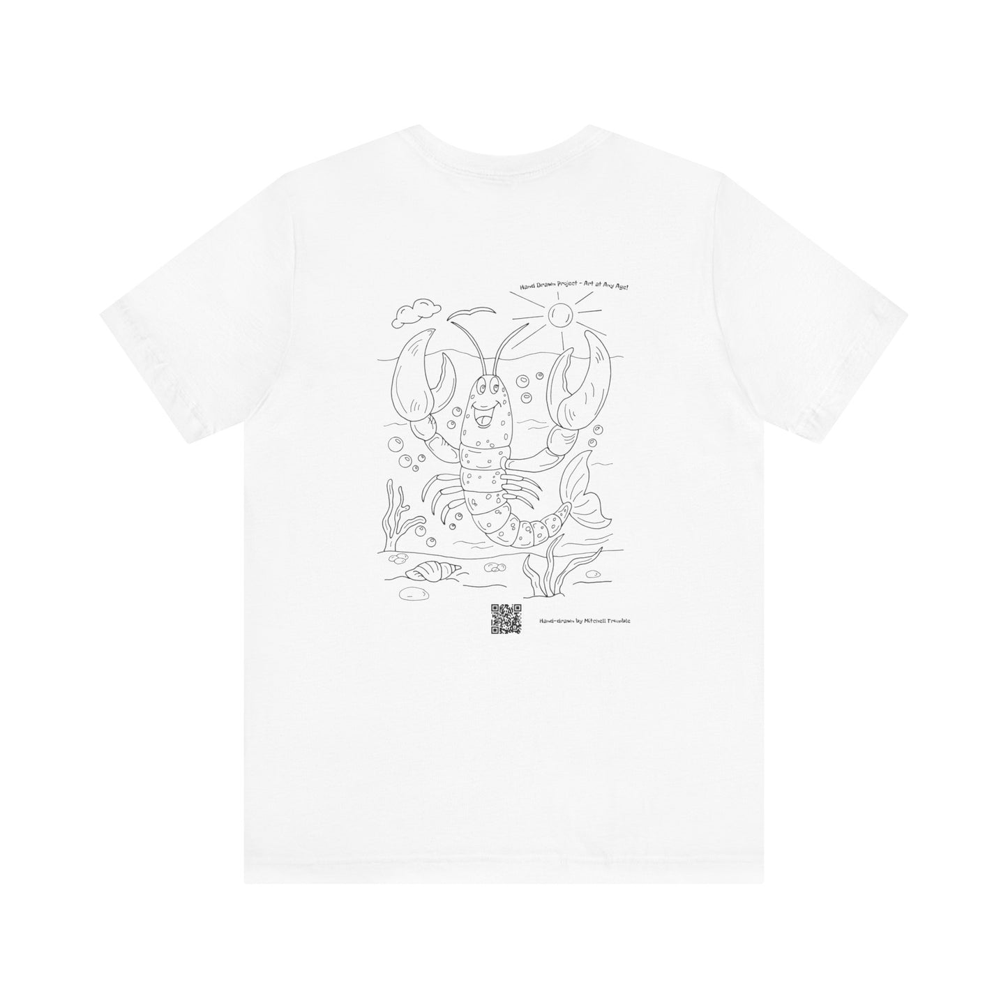 Cheerful Lobster T-Shirt – Ocean Critter T-Shirt