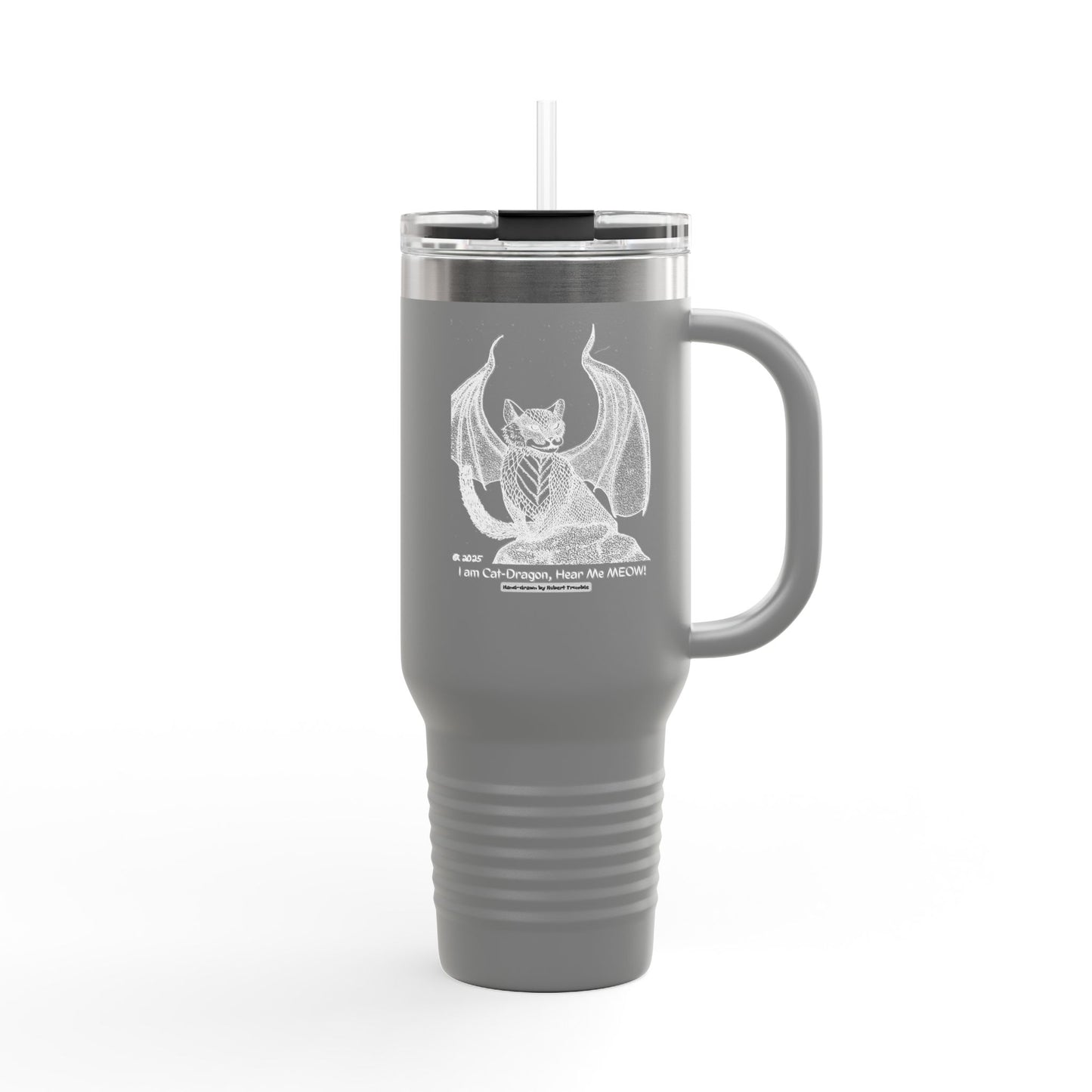 CatDragon | Hear Me Meow! | Travel Mug – Robert Trumble
