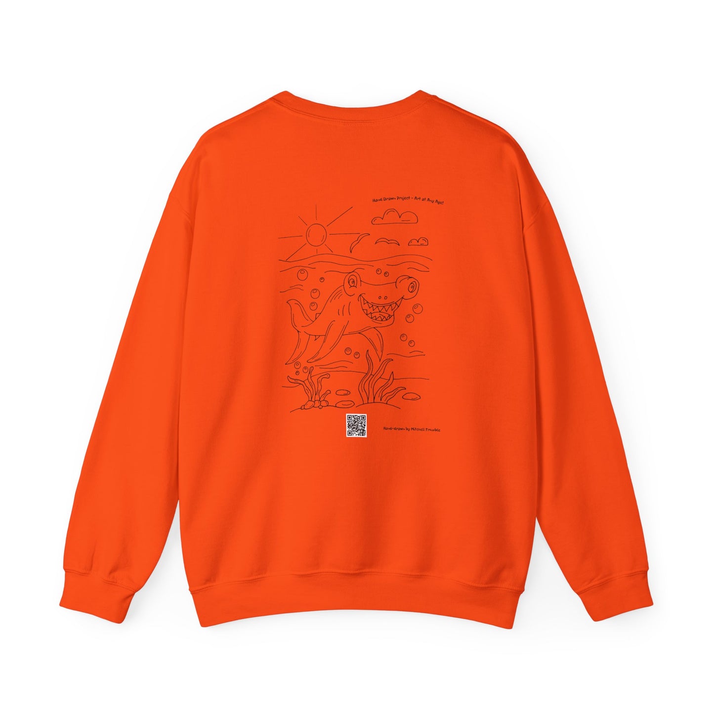 Happy Hammerhead Shark – Cozy Ocean Sweatshirt