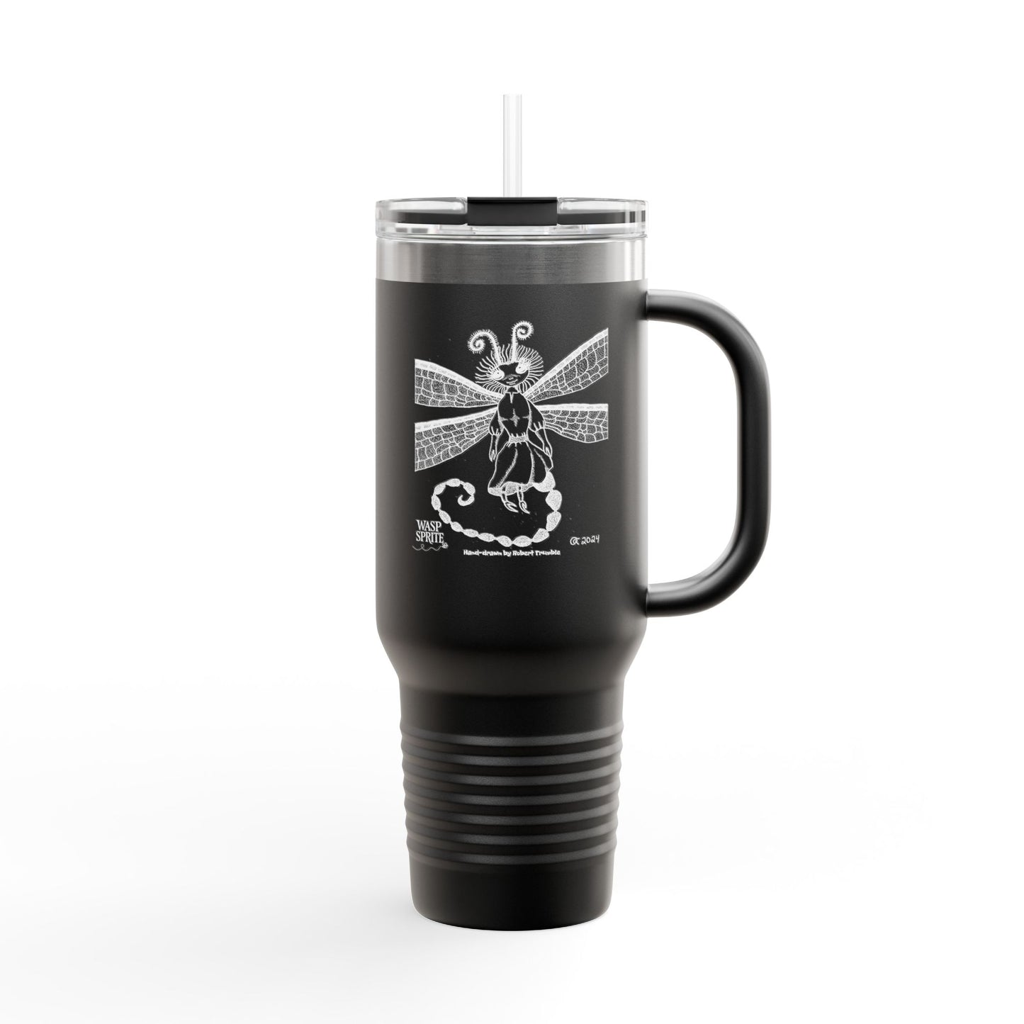 Wasp Sprite – Mystical Insect Folk Travel Mug