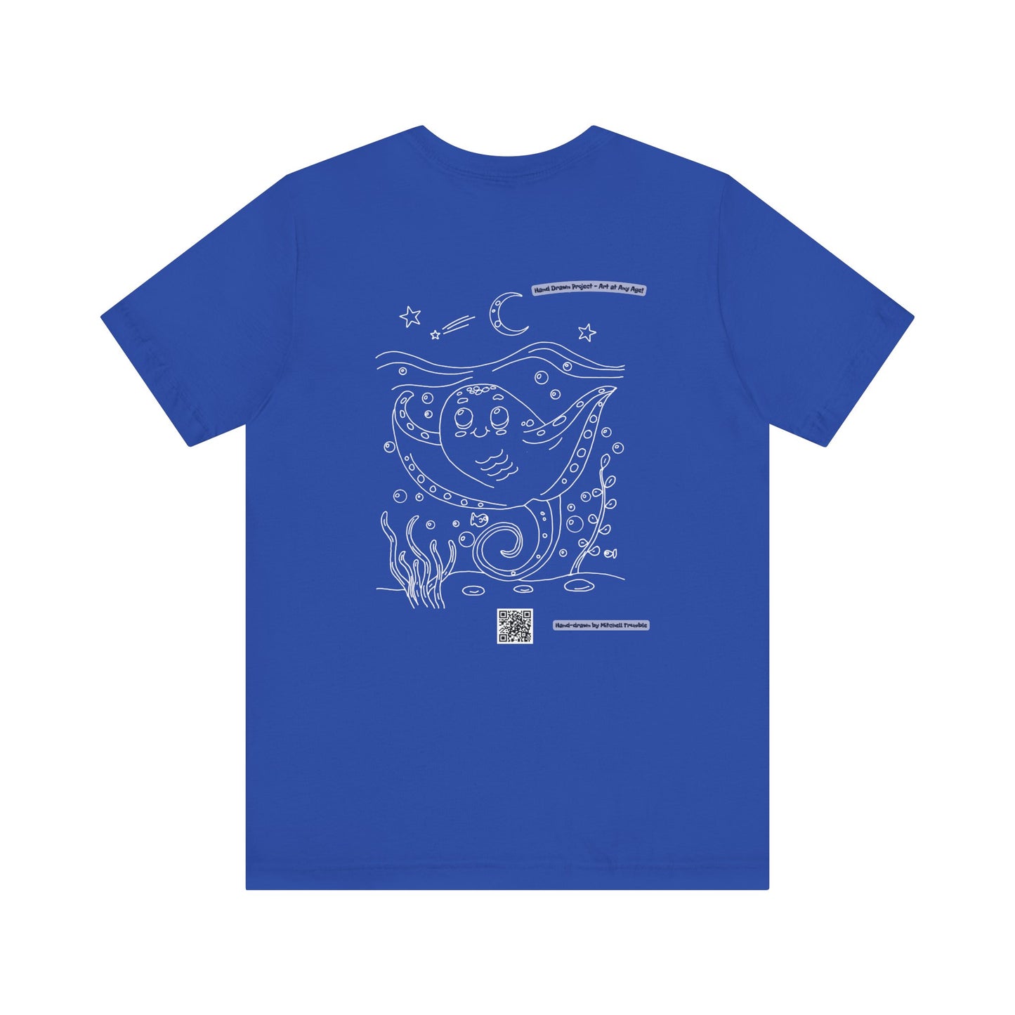 Manta Ray T-Shirt | Hand-Drawn Ocean Critter