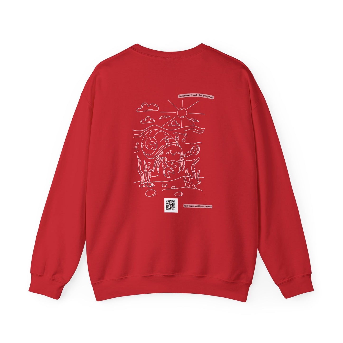 Cute Crab Sweatshirt 🦀🌊✨