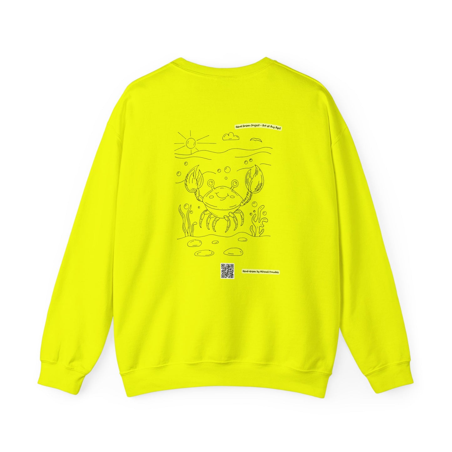 Cute Crab Crewneck Sweatshirt