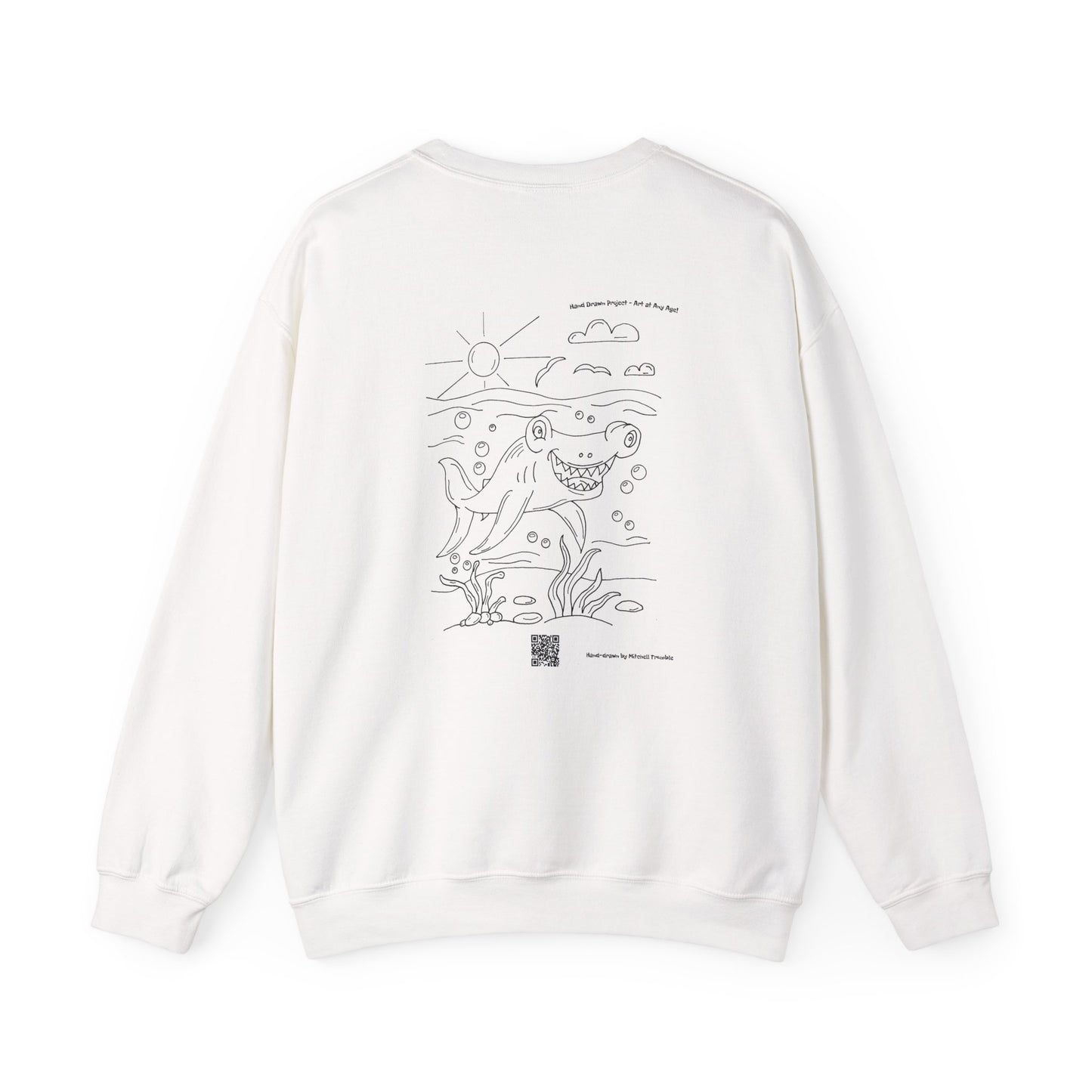 Happy Hammerhead Shark – Cozy Ocean Sweatshirt